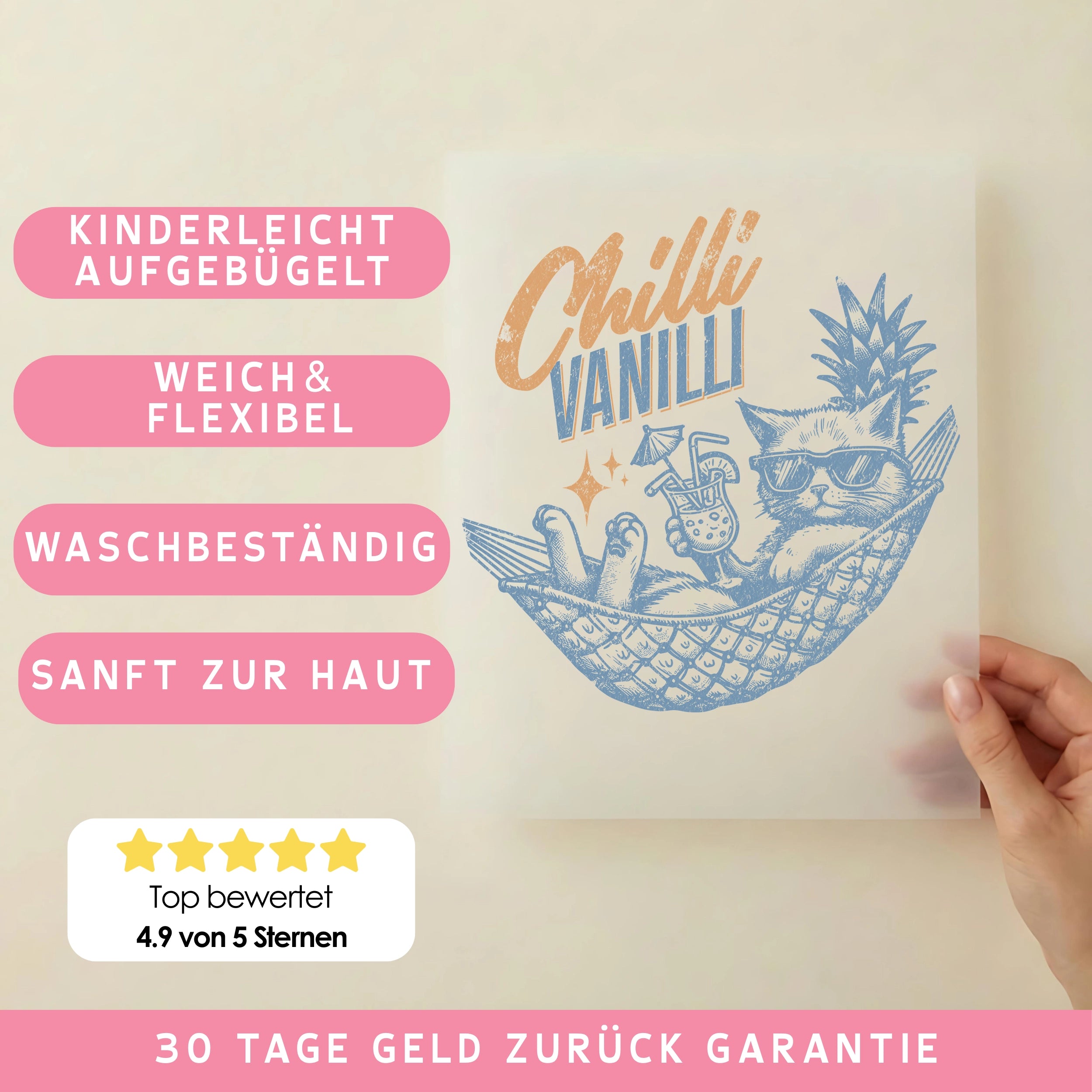 Bügelbild Chilli Vanilli