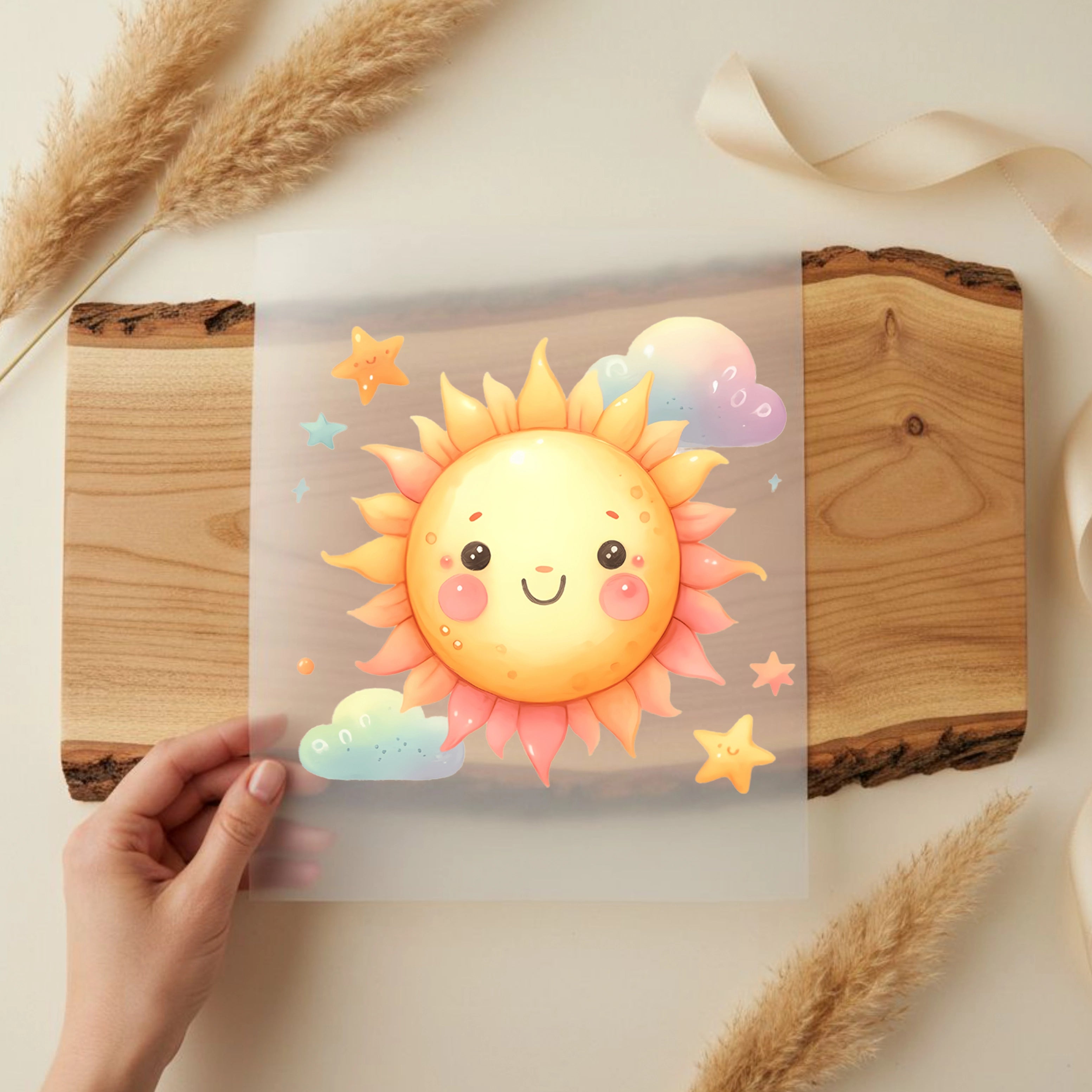 Bügelbild Sonne Himmelsfreude