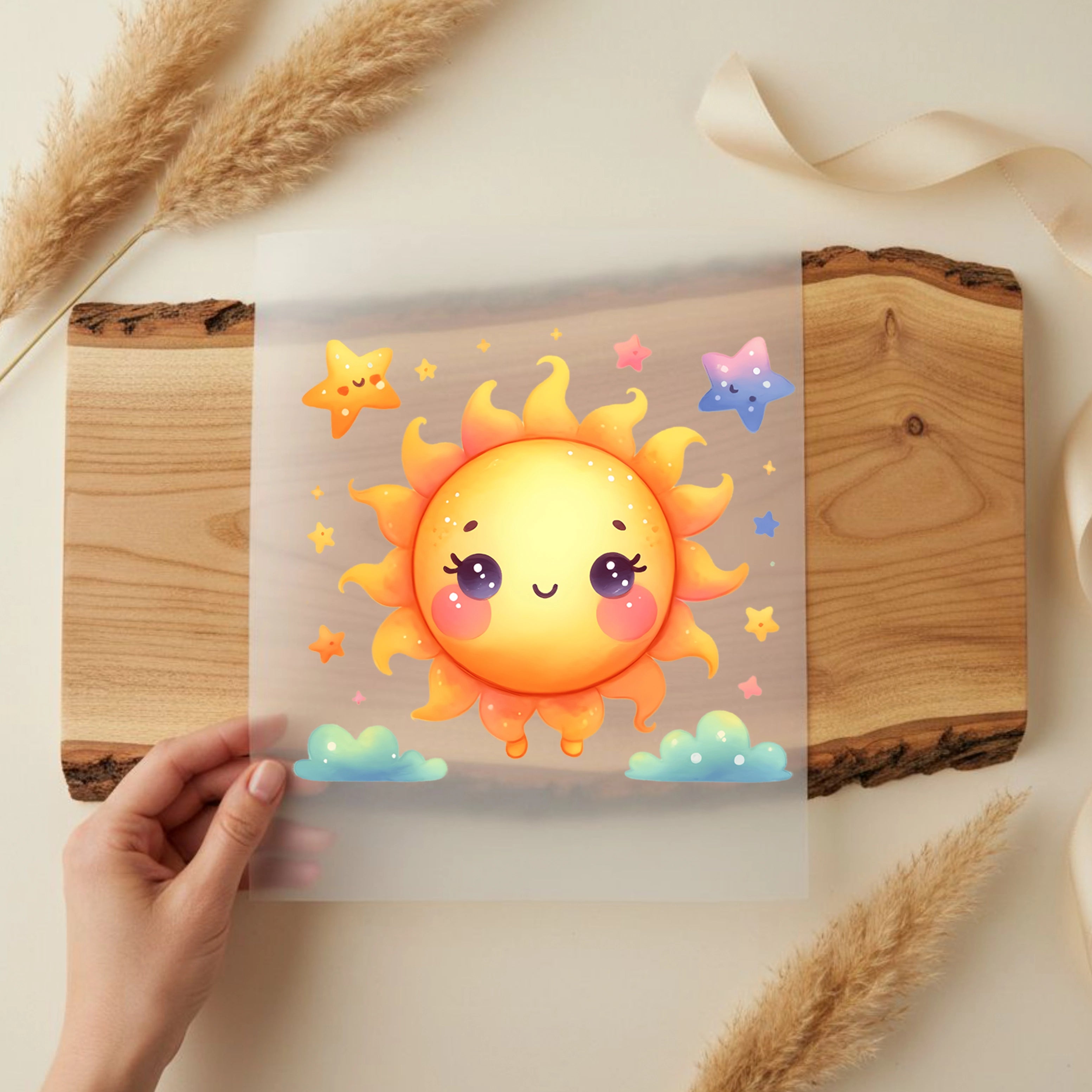 Bügelbild Sonnenglück