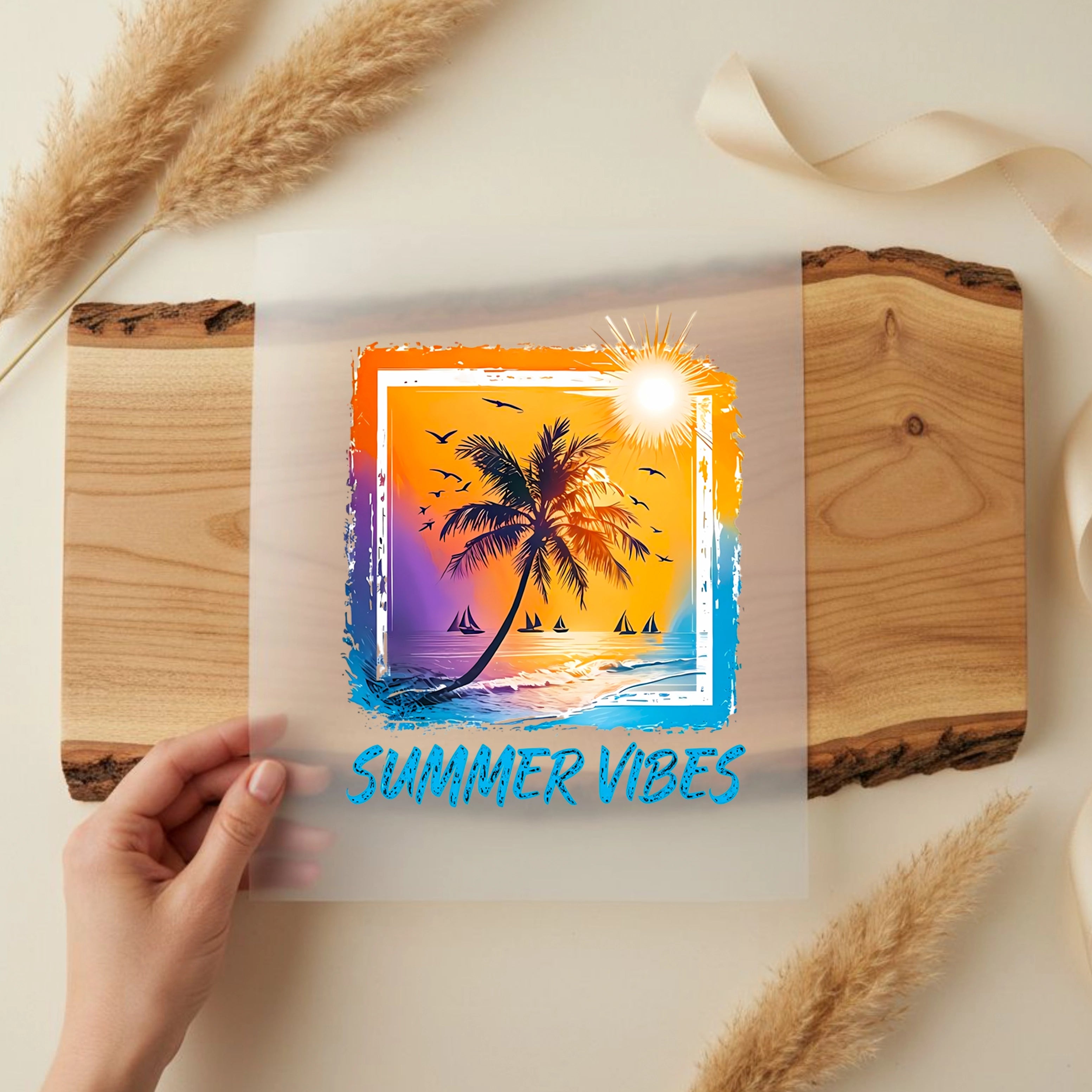 Bügelbild Palmenzauber Summer Vibes