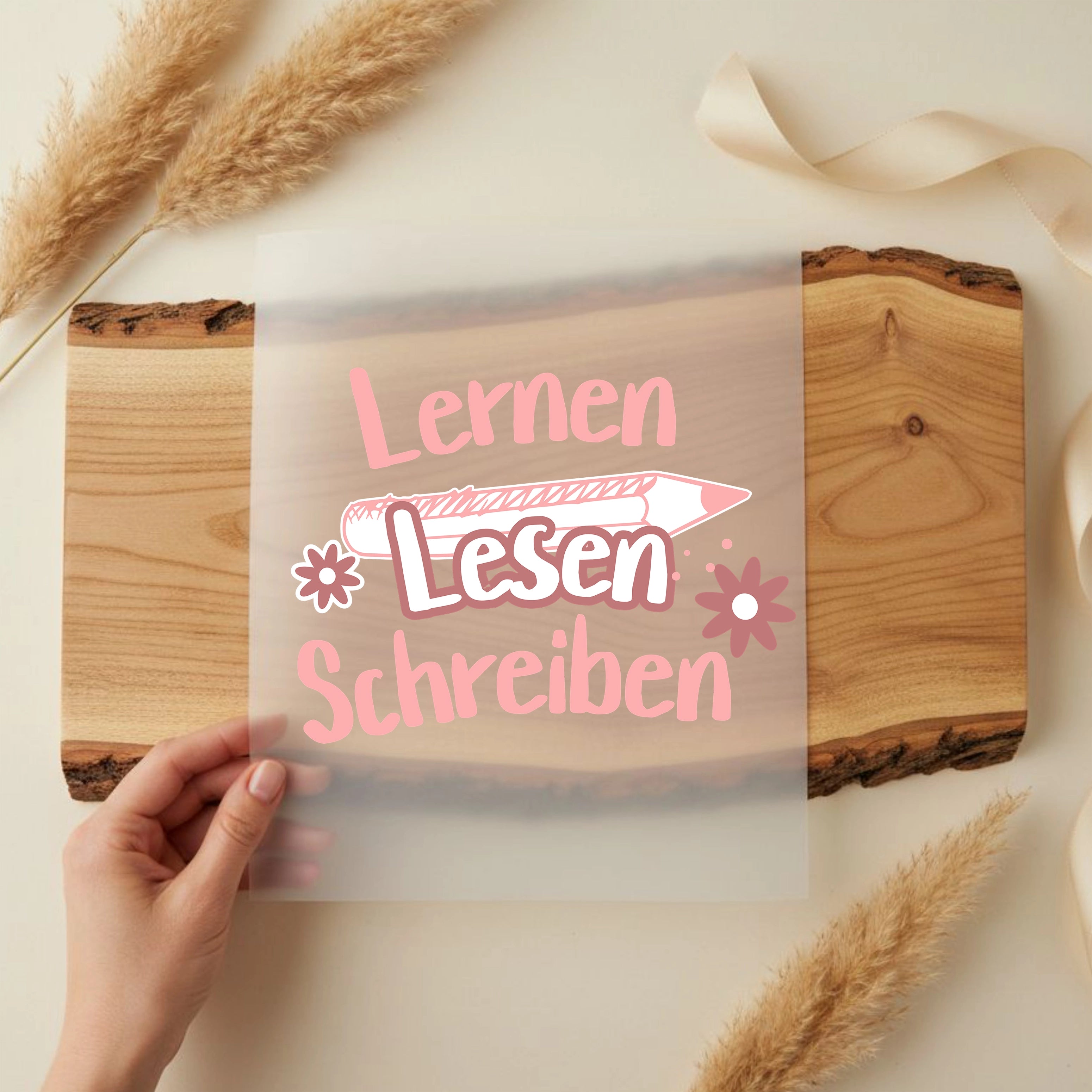 Bügelbild Lernen Lesen Schreiben