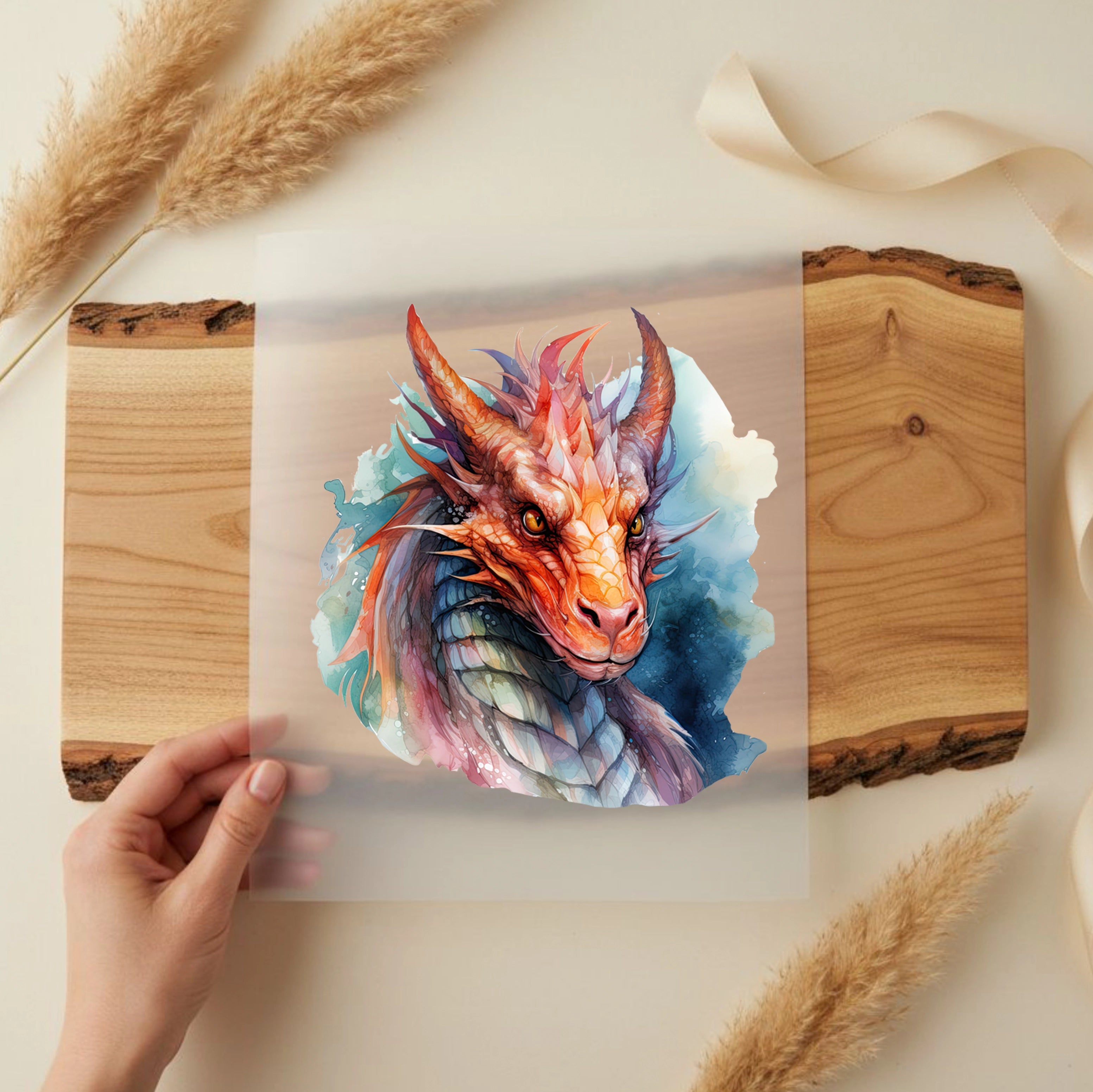 Bügelbild Drache Drakomir