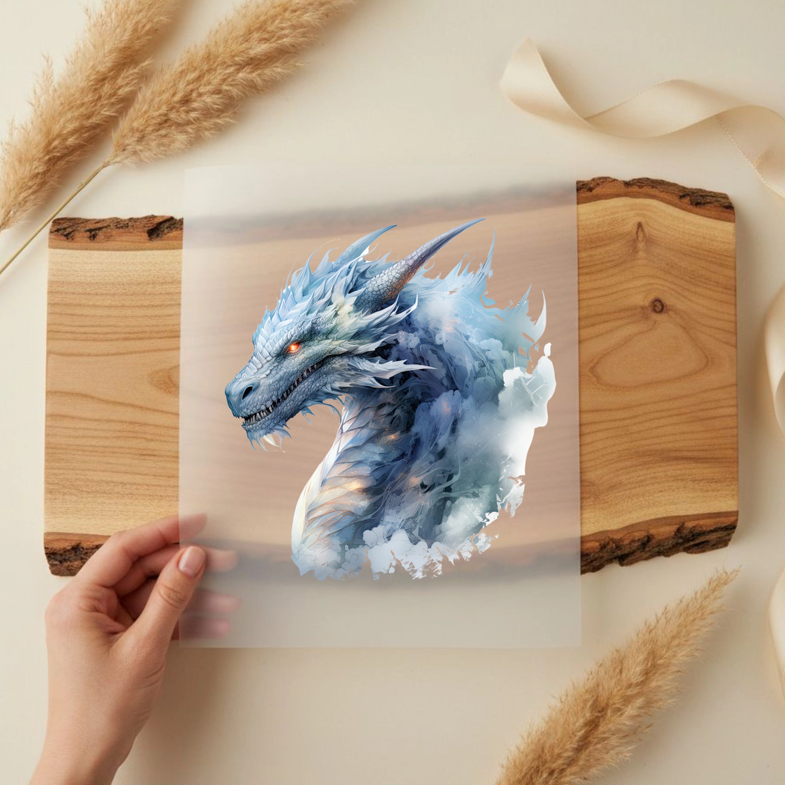 Bügelbild Drache Egon