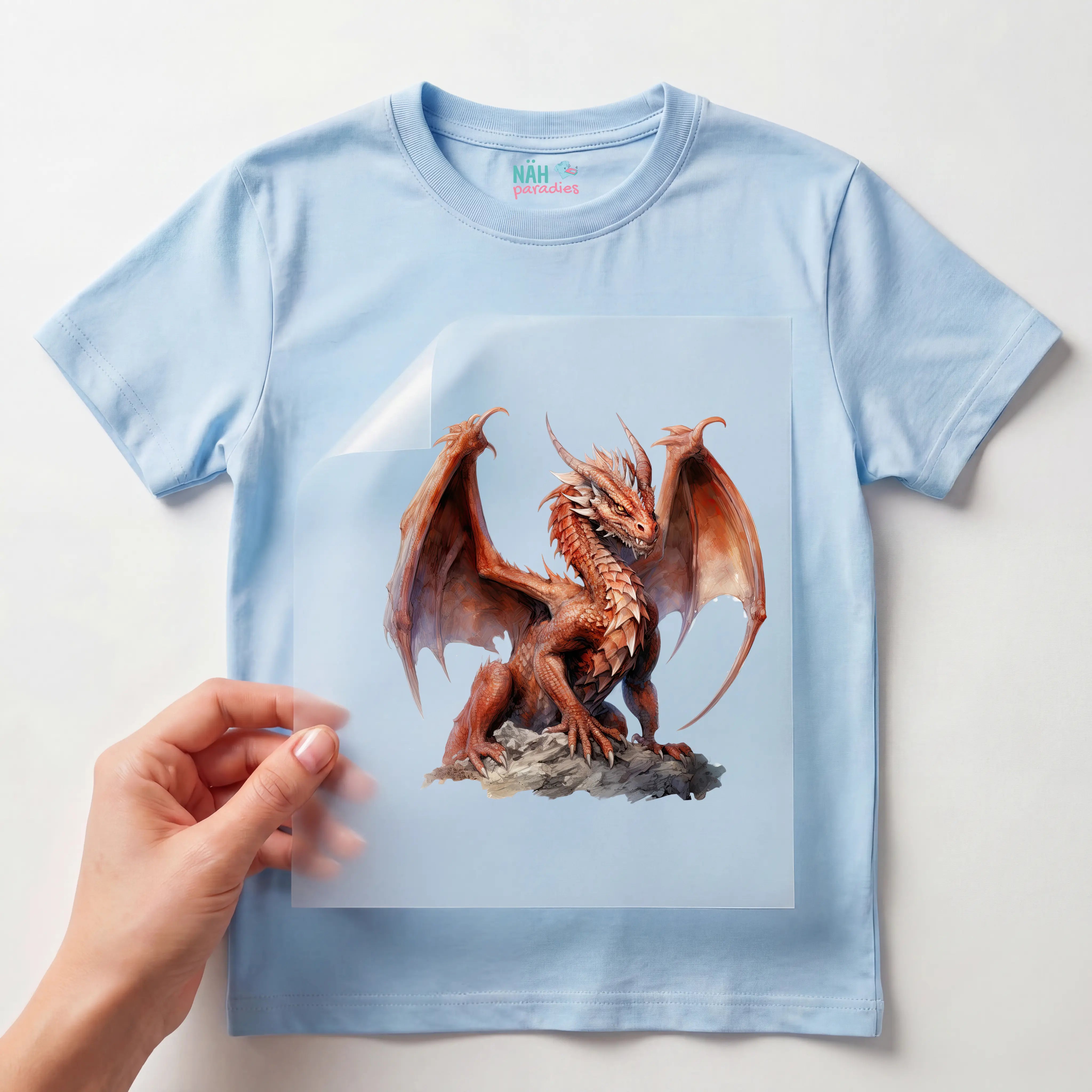 Bügelbild Drache Ragon