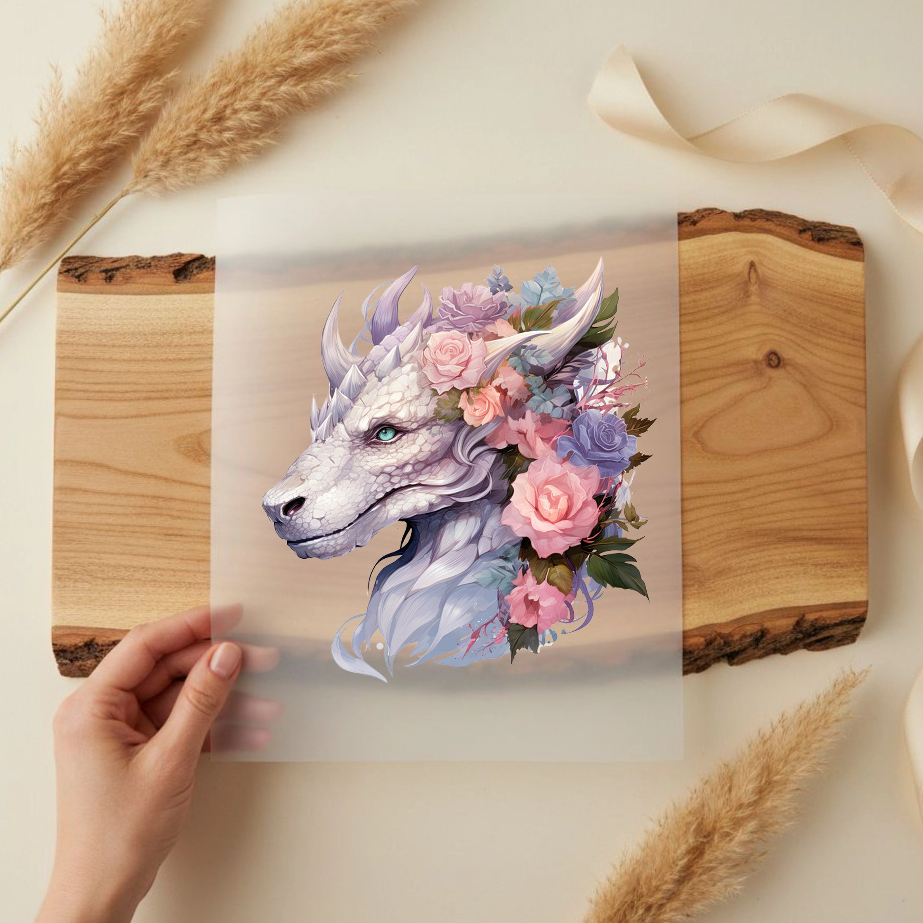 Bügelbild Drache Veridia