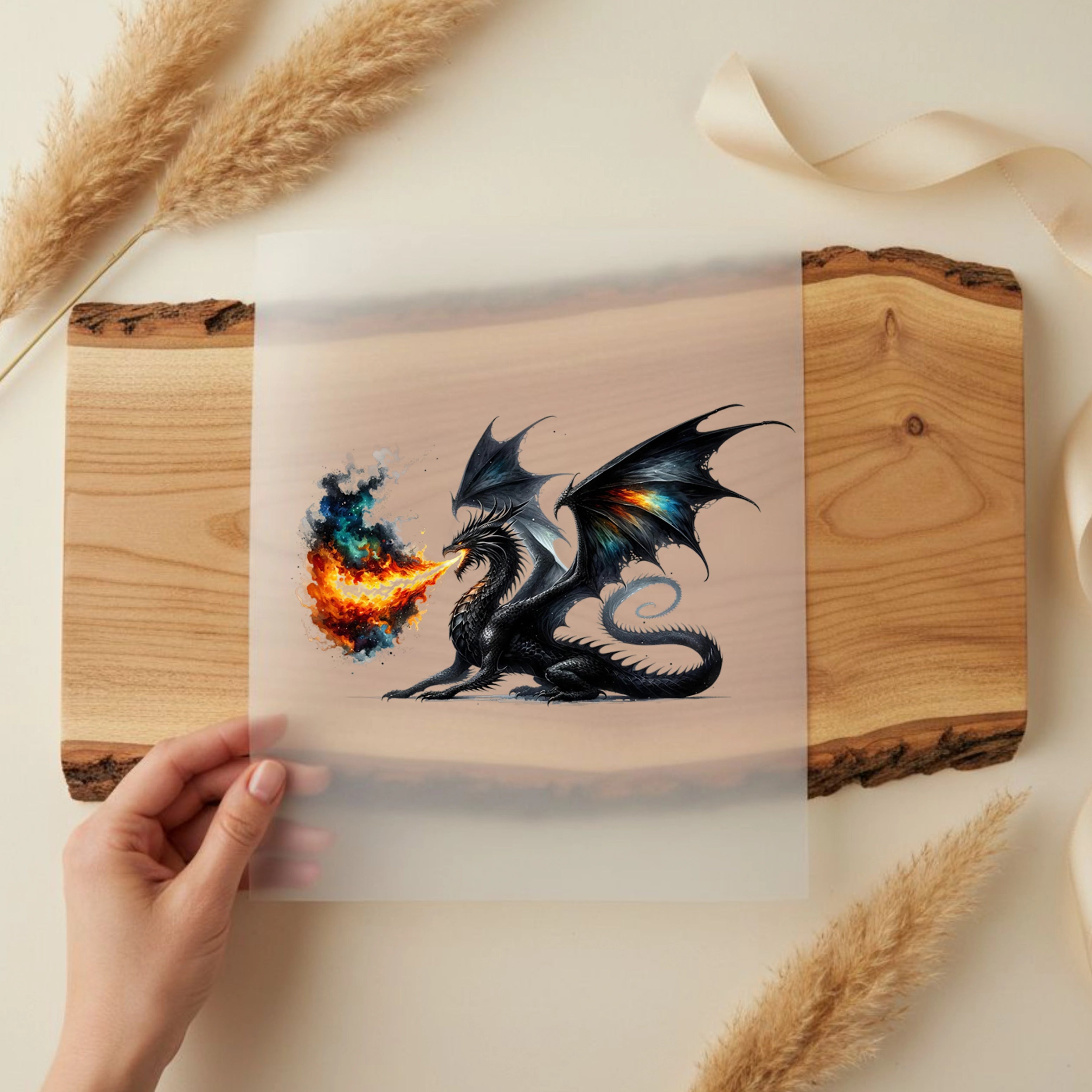 Bügelbild Dunkelglut