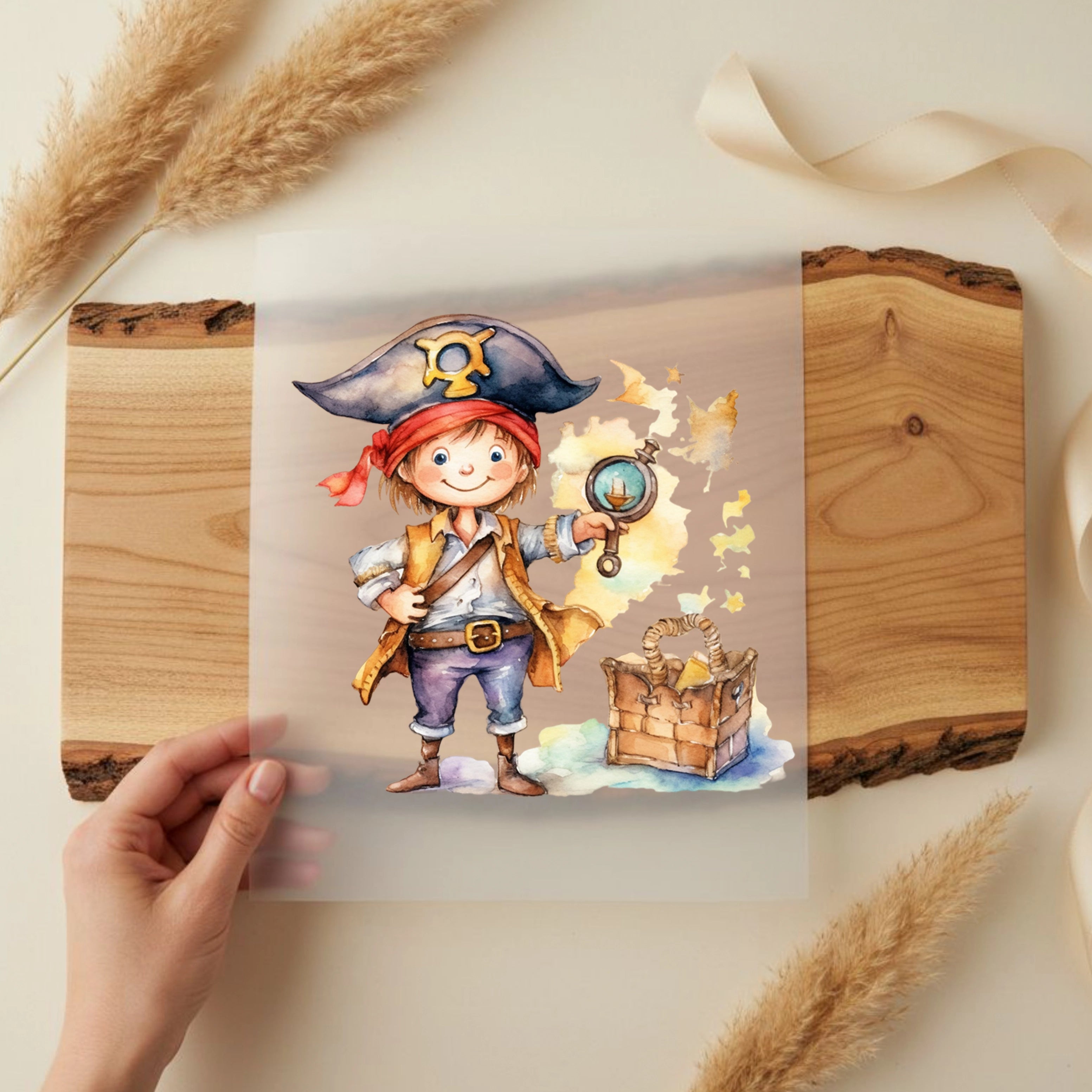 Bügelbild Piratenduo