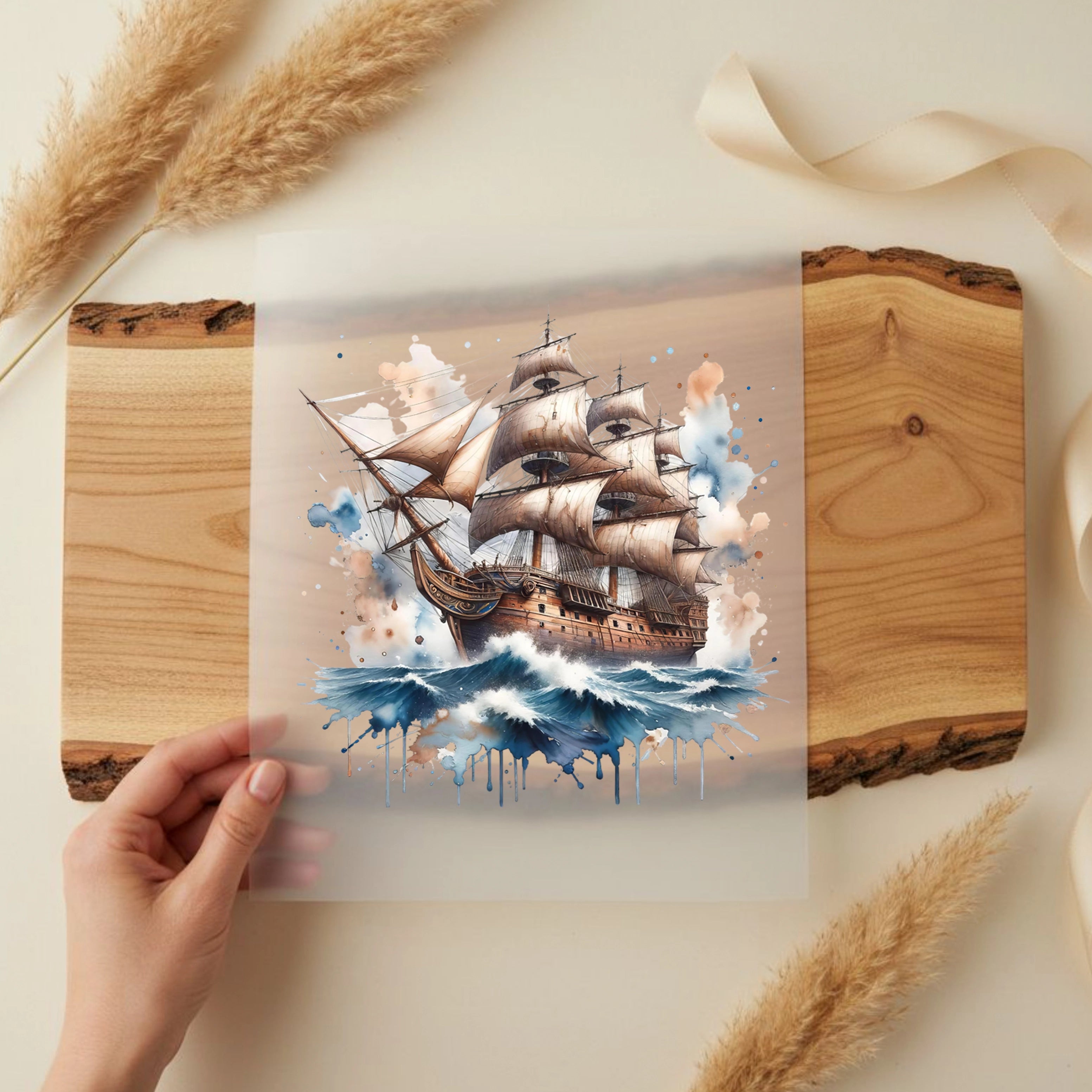 Bügelbild Segelabenteuer