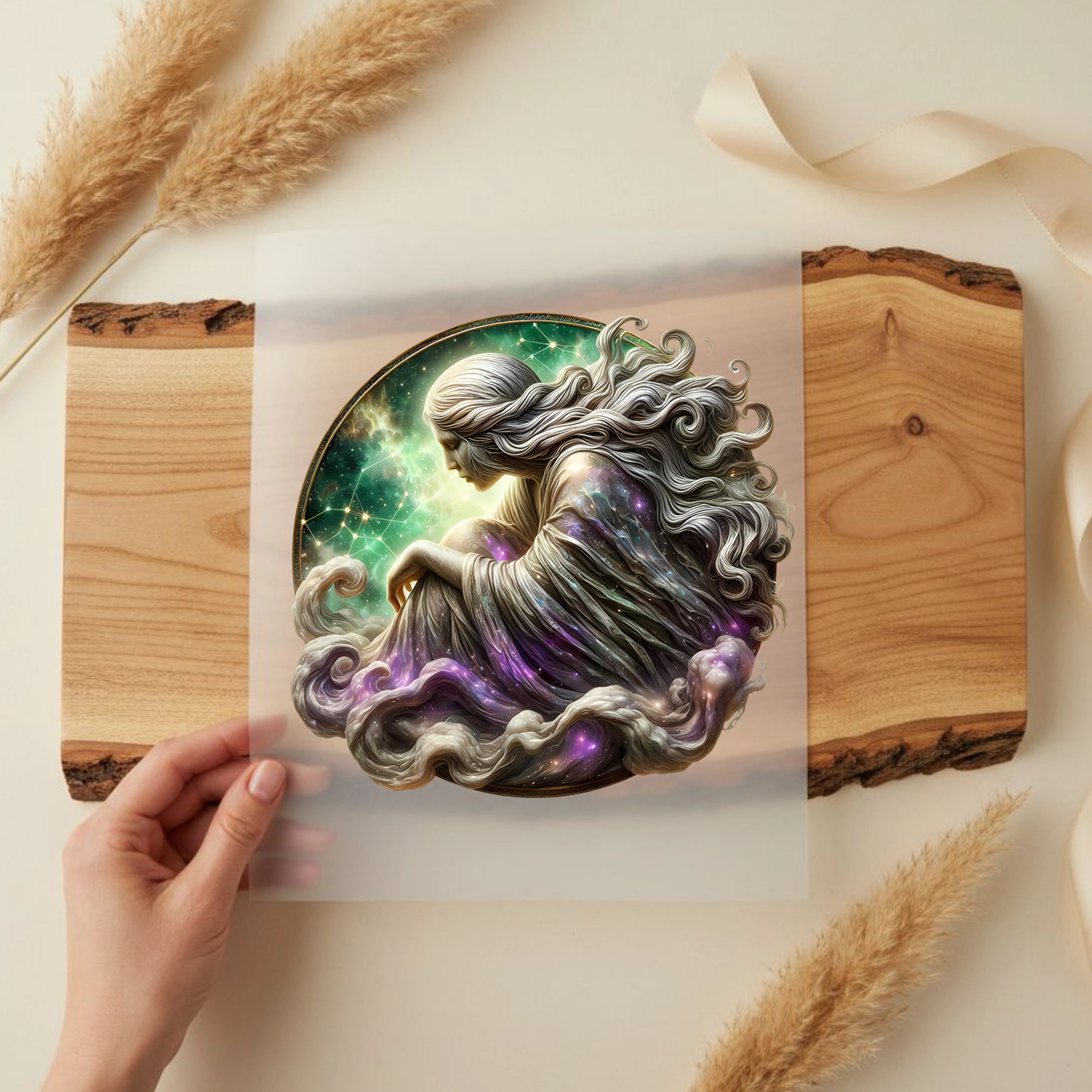 Bügelbild Sternzeichen Galaktische Jungfrau