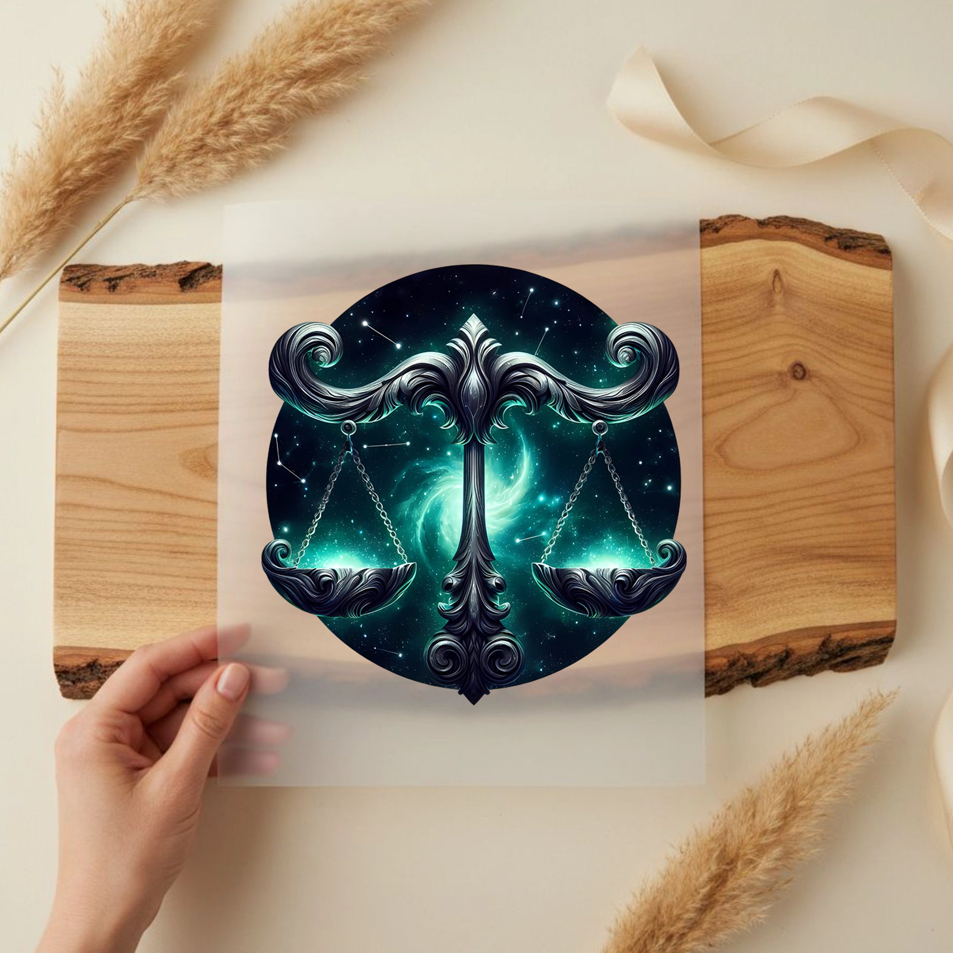 Bügelbild Sternzeichen Galaktische Waage