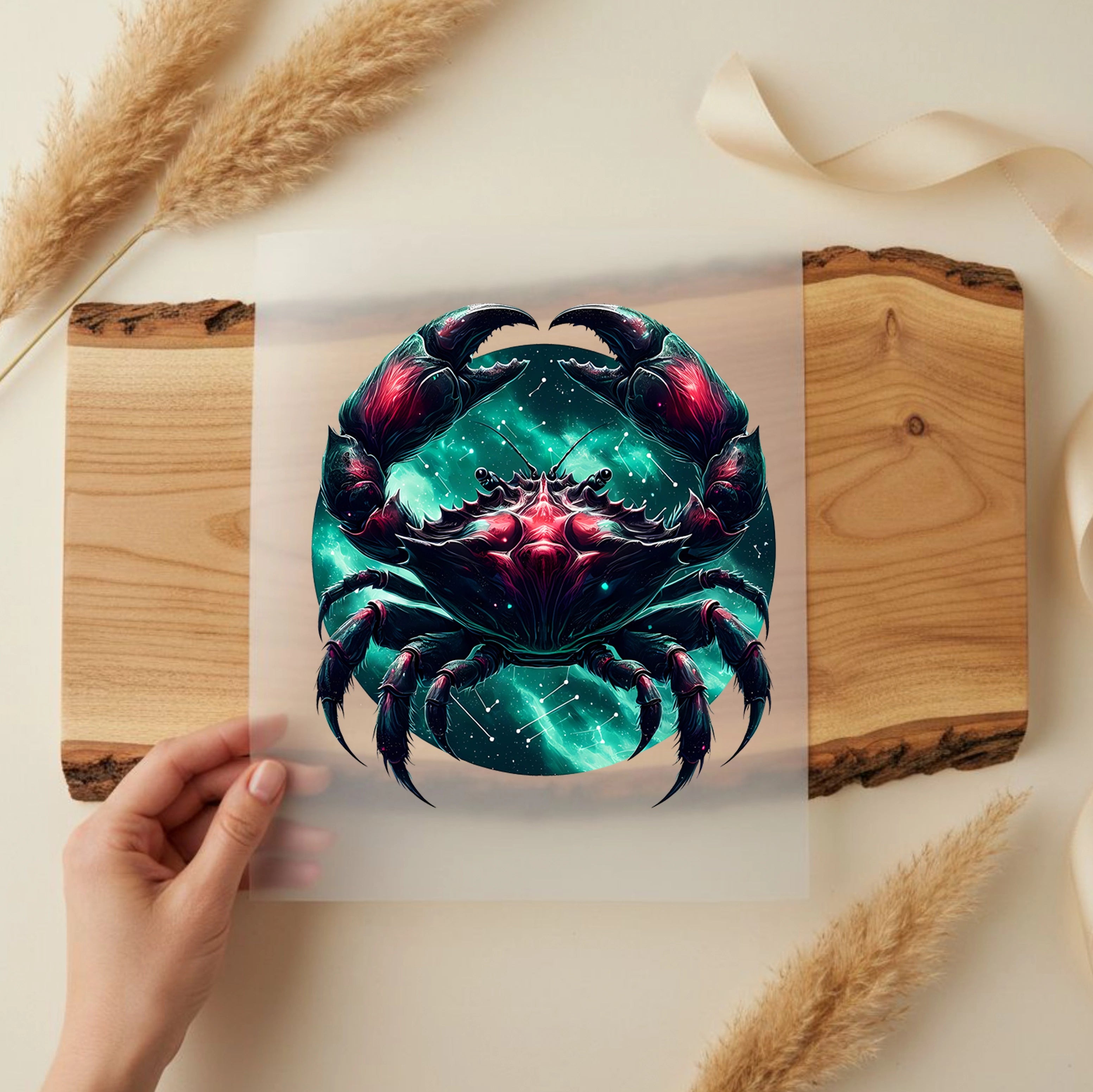 Bügelbild Sternzeichen Galaktischer Krebs