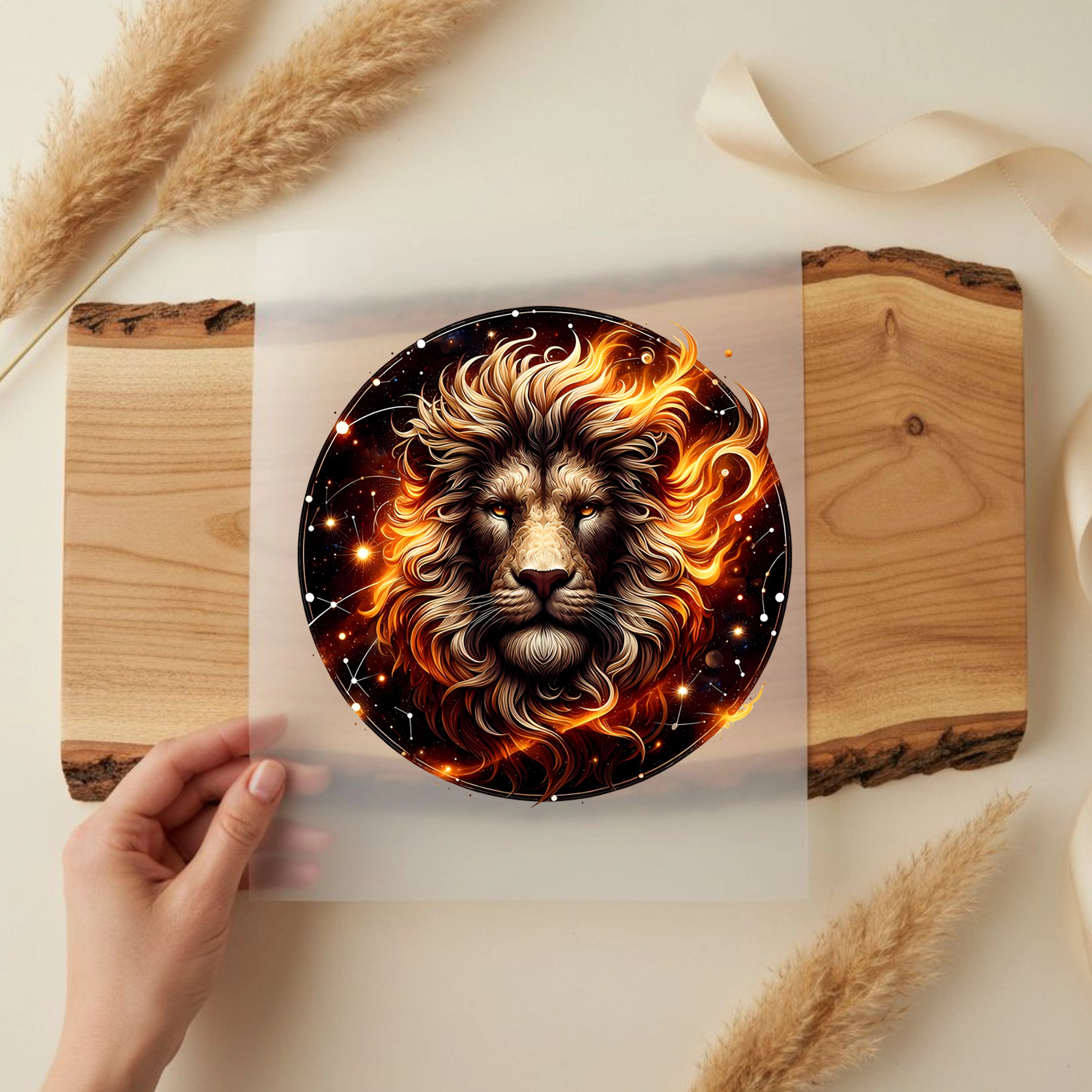Bügelbild Sternzeichen Galaktischer Löwe