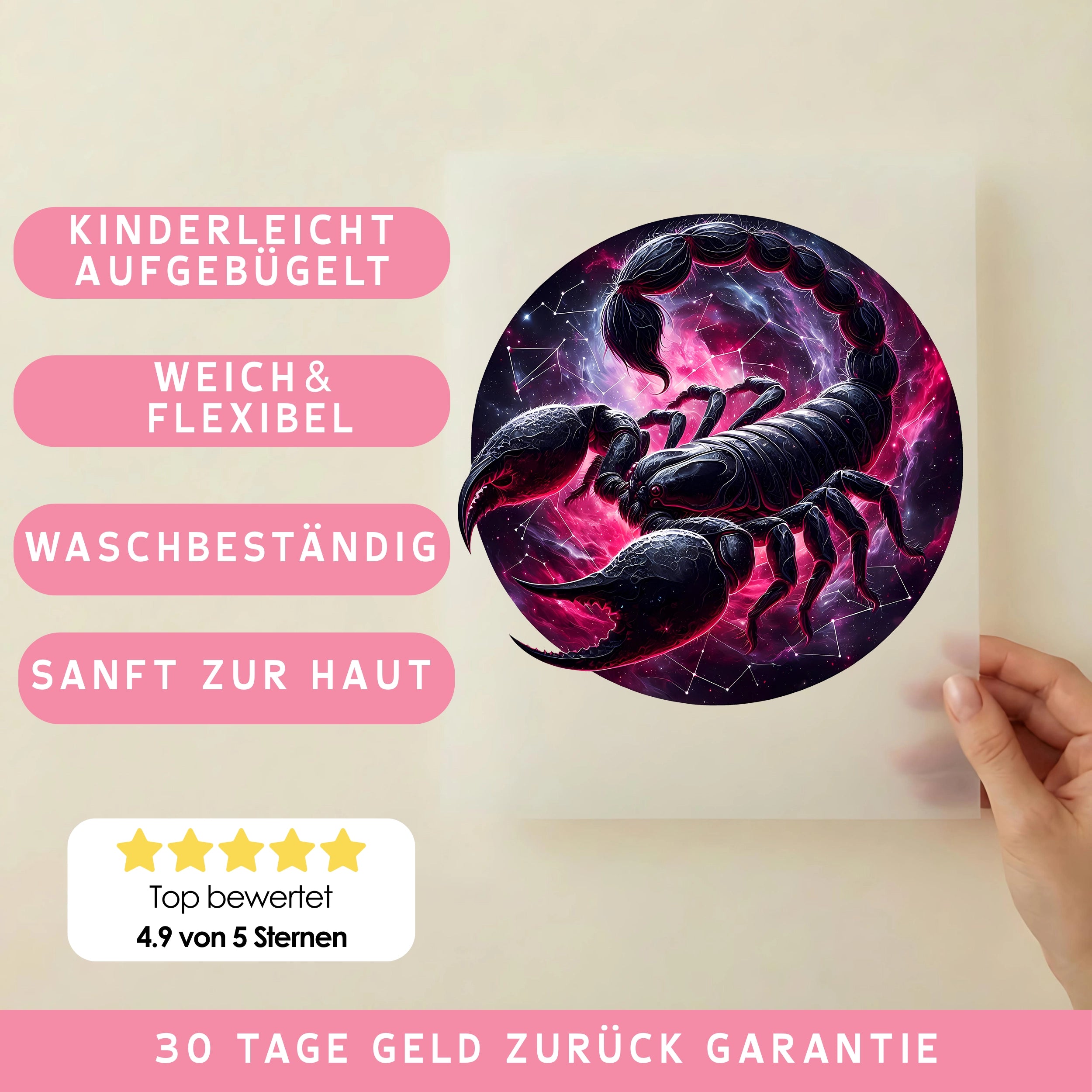 Bügelbild Sternzeichen Galaktischer Skorpion