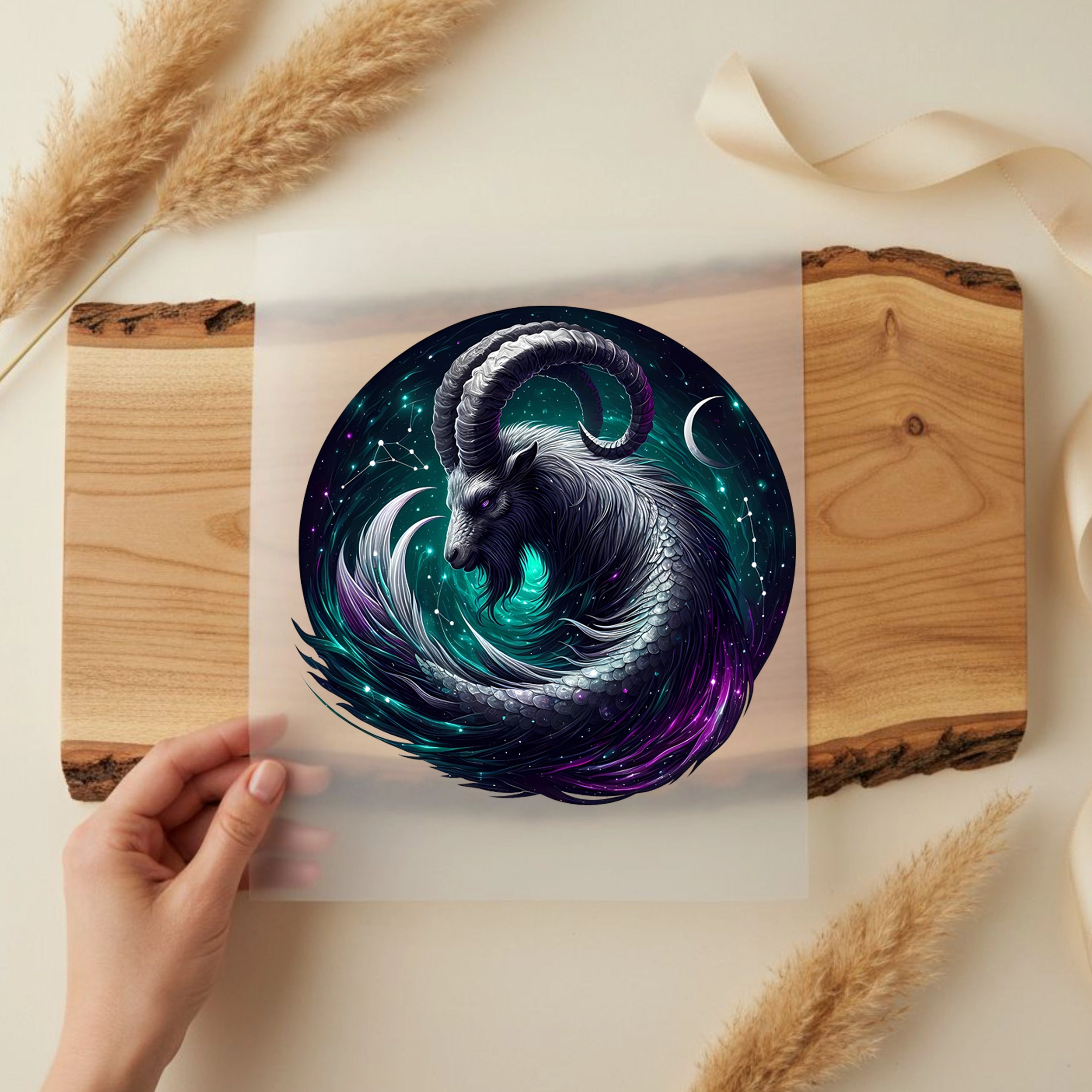 Bügelbild Sternzeichen Galaktischer Steinbock