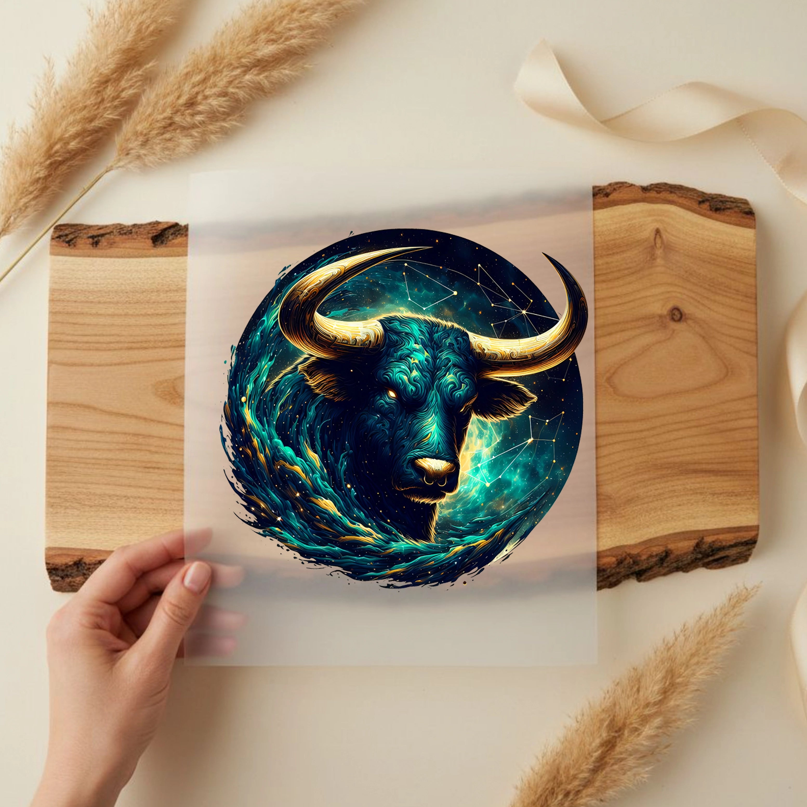 Bügelbild Sternzeichen Galaktischer Stier