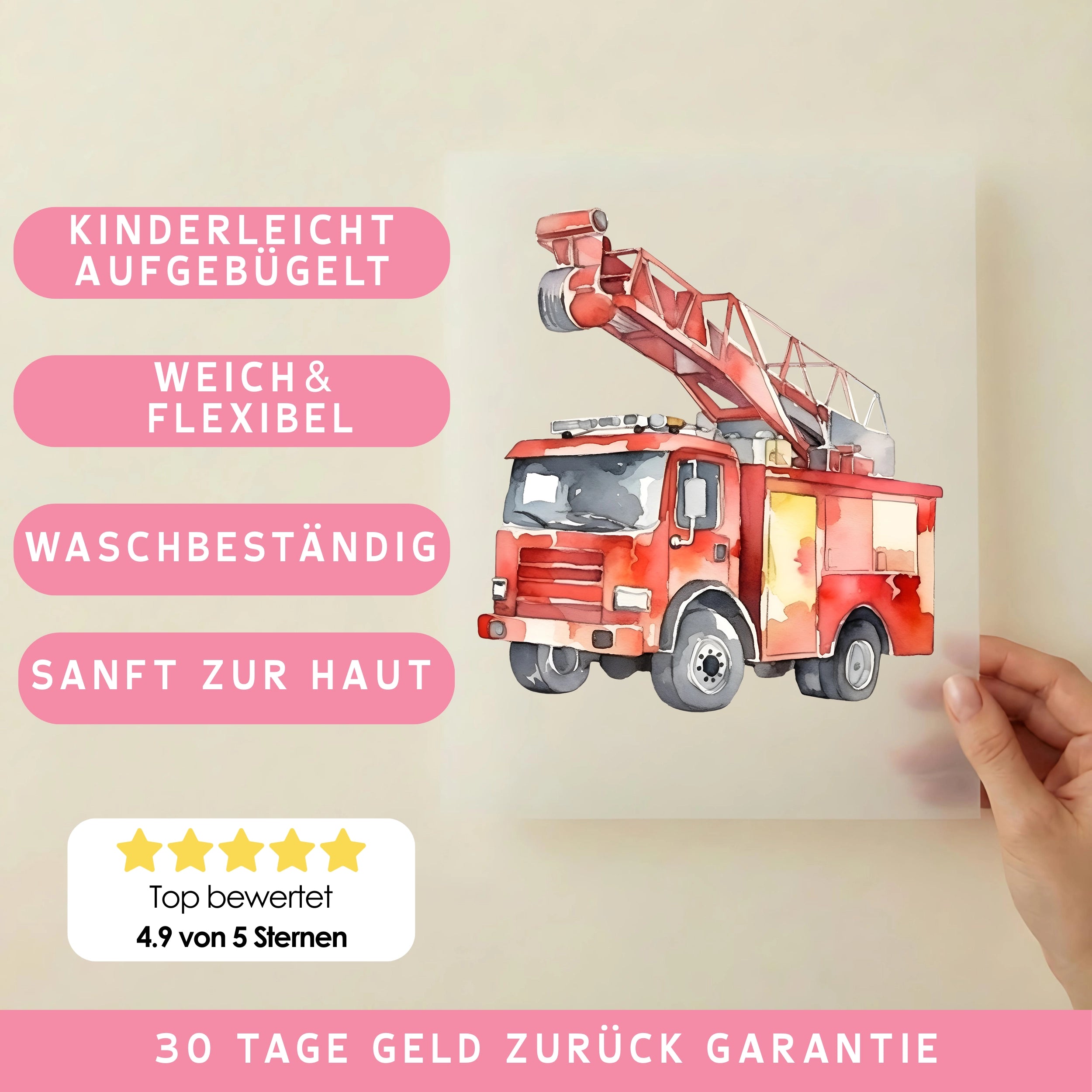 Bügelbild Feuerwehr