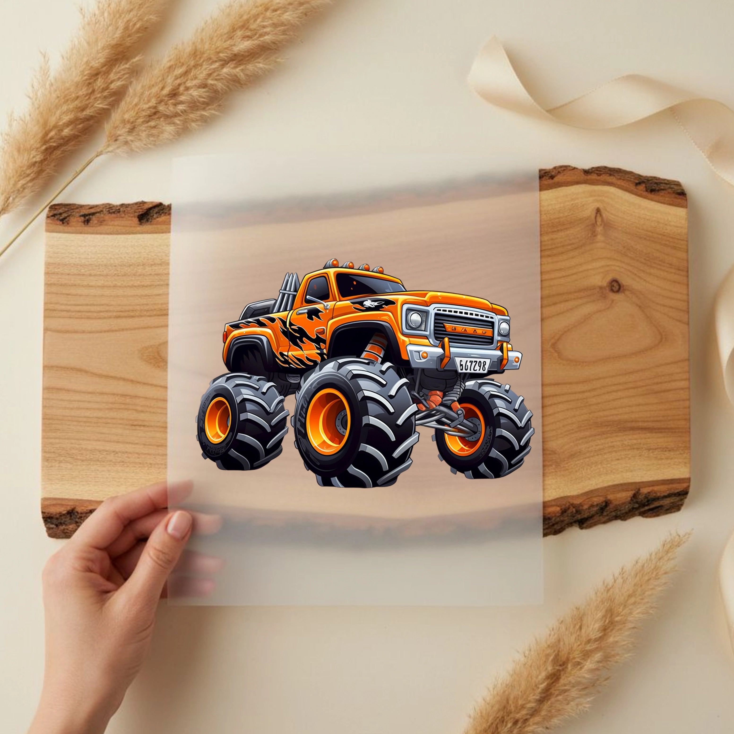 Bügelbild Monstertruck Blaze fury