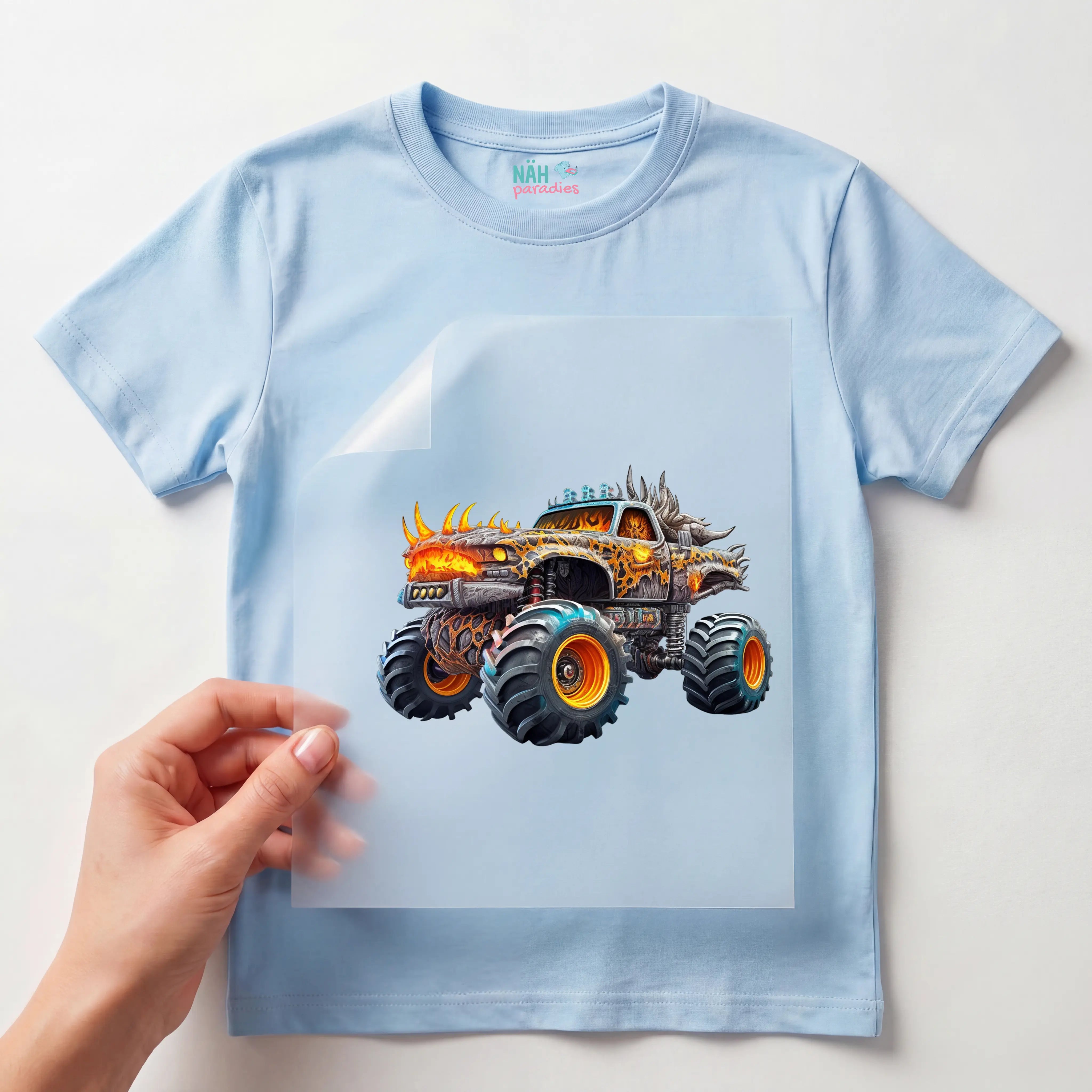 Bügelbild Monstertruck Inferno