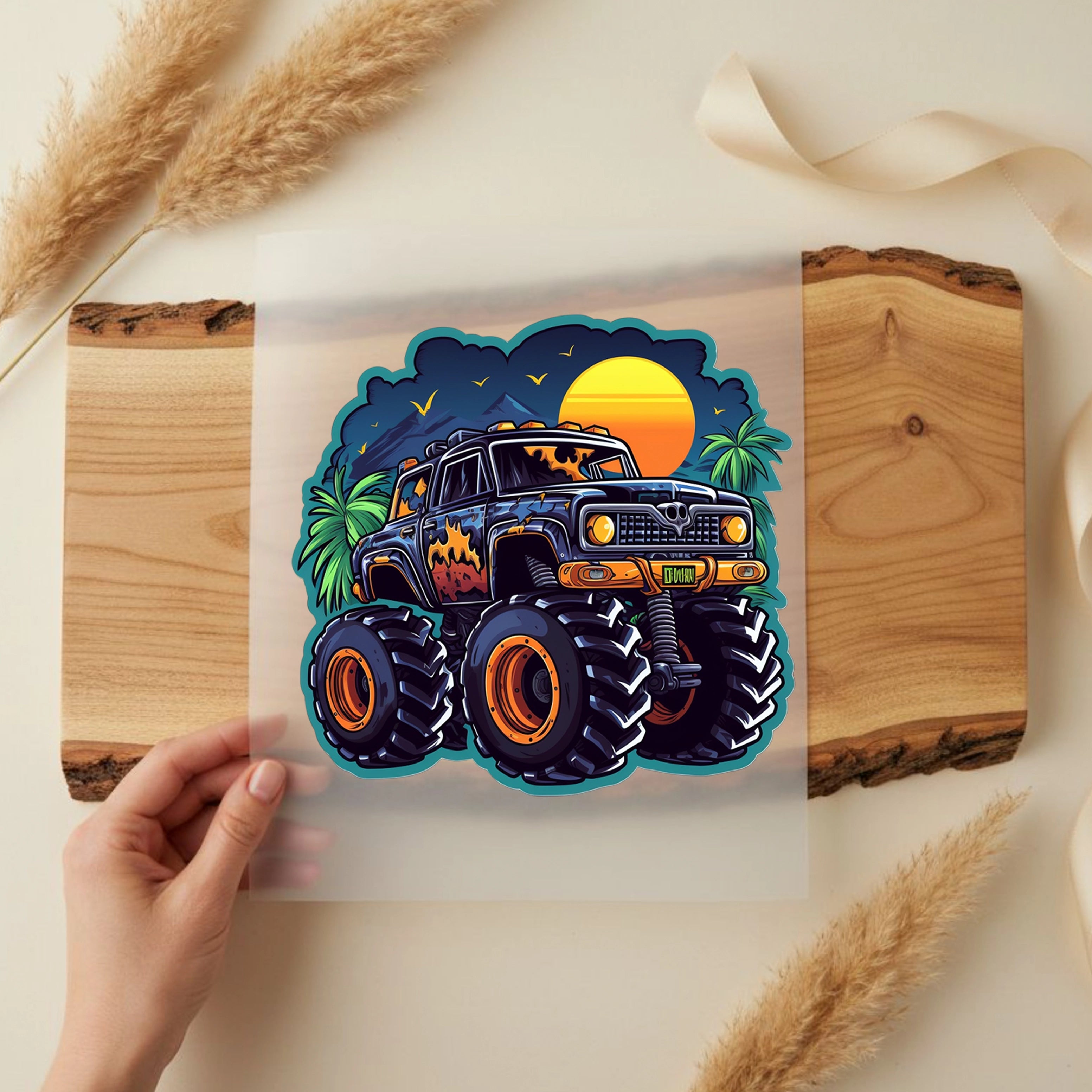 Bügelbild Monstertruck Sunny Destroyer