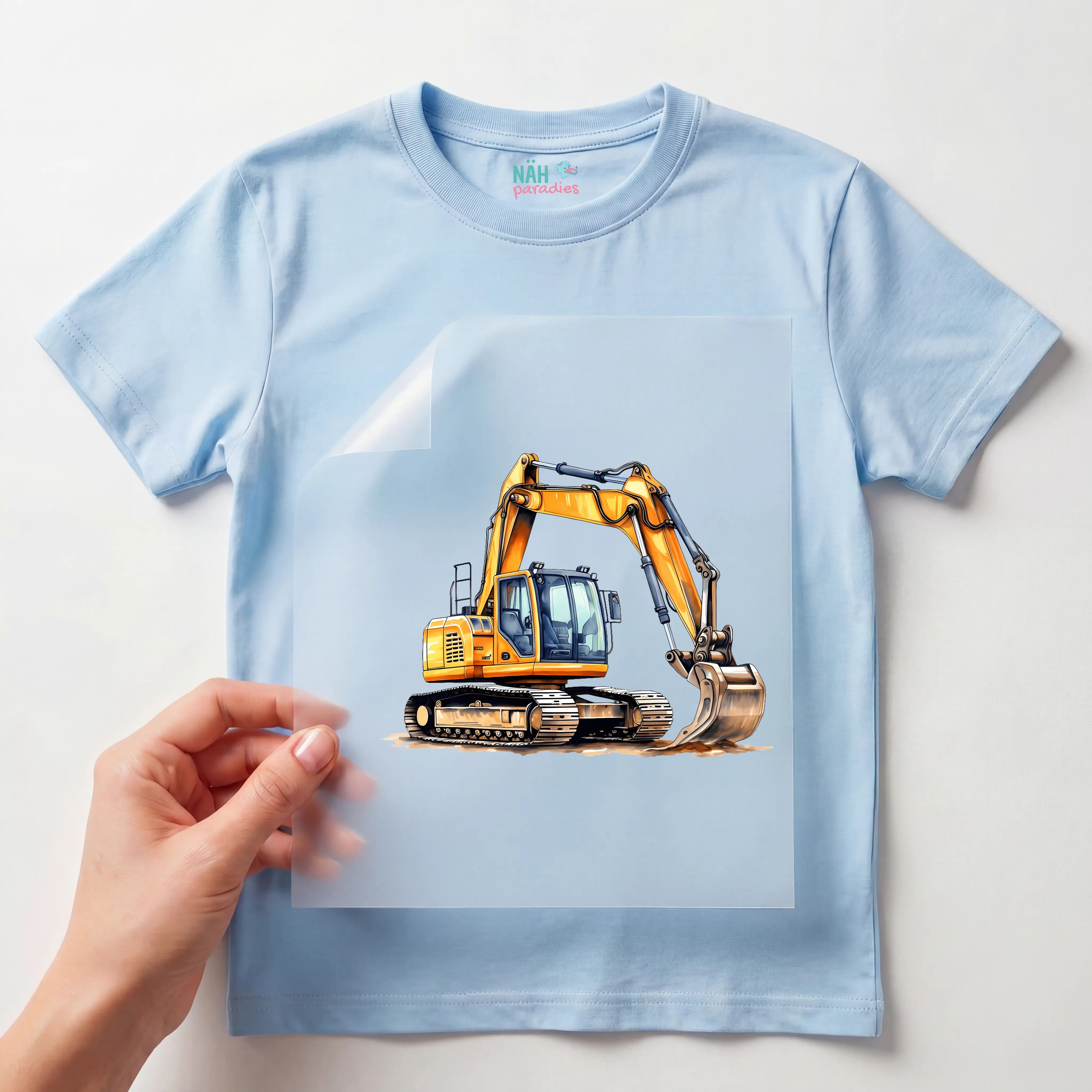 Bügelbild Bagger 2