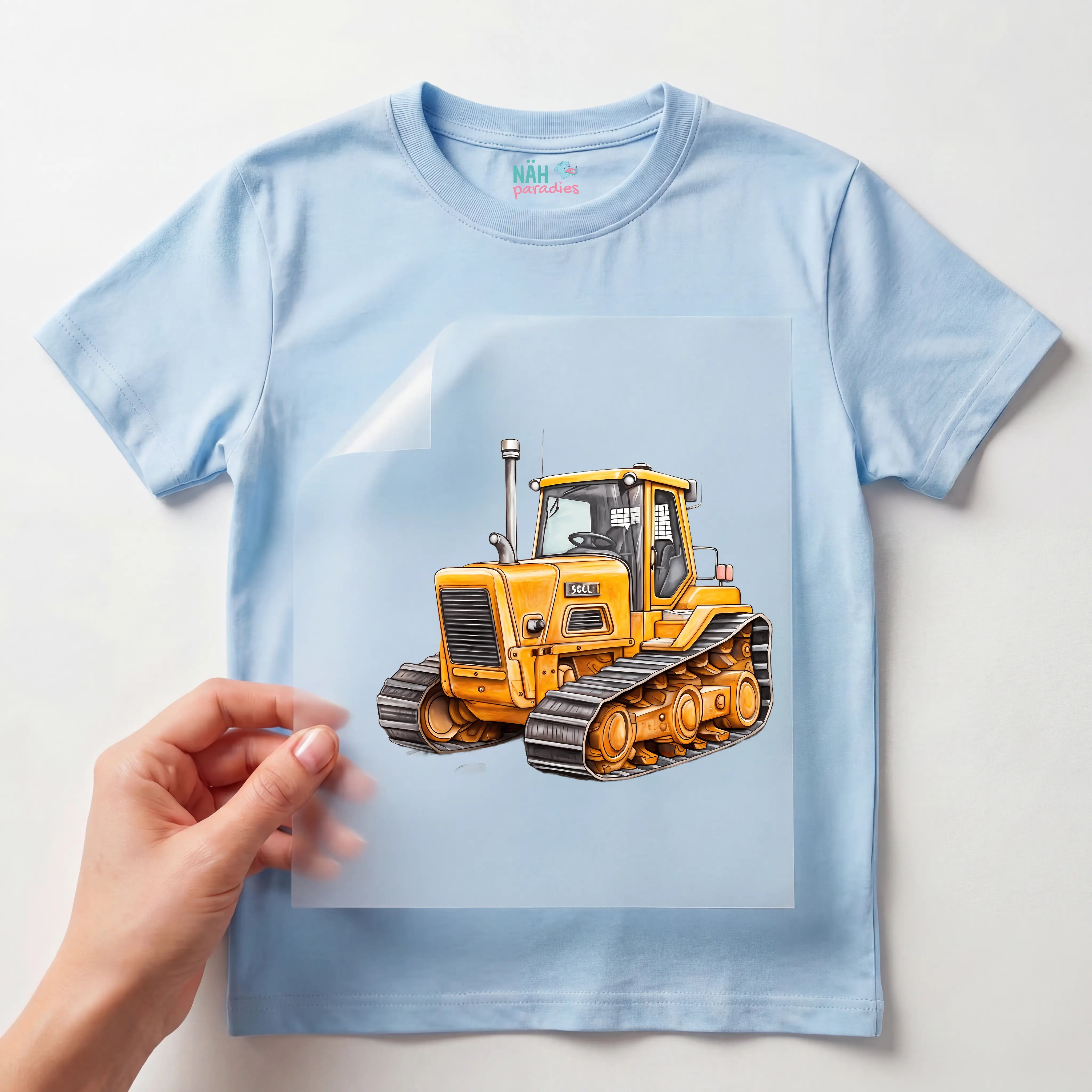 Bügelbild Raupentraktor