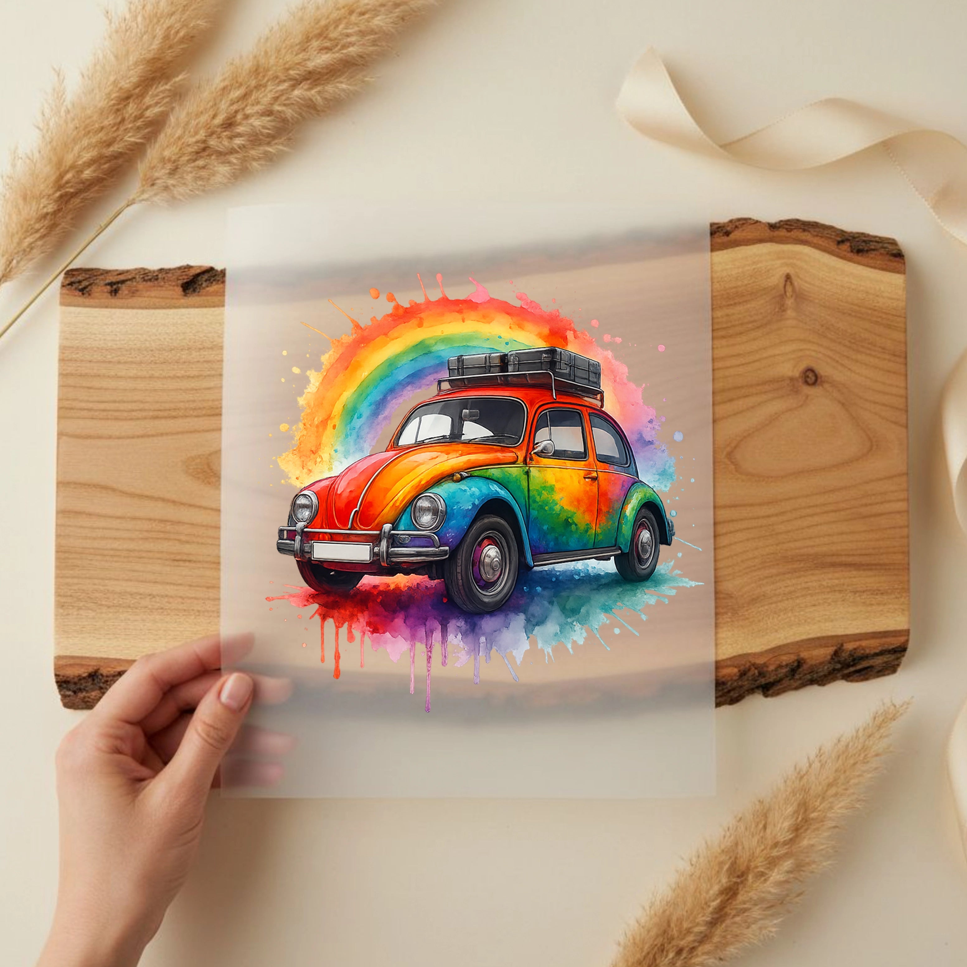 Bügelbild Farbenfahrt