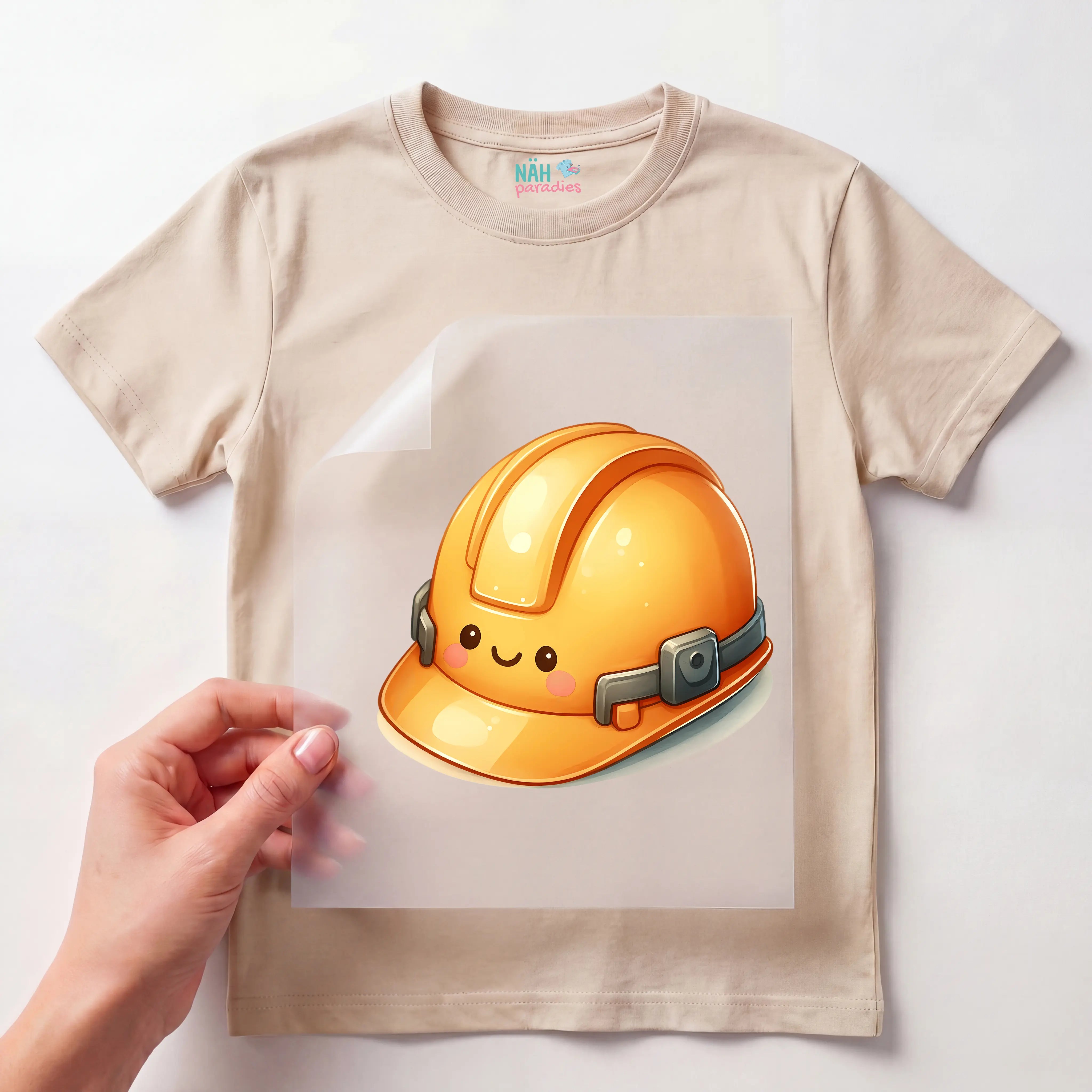 Bügelbild Bauhelm Buddy