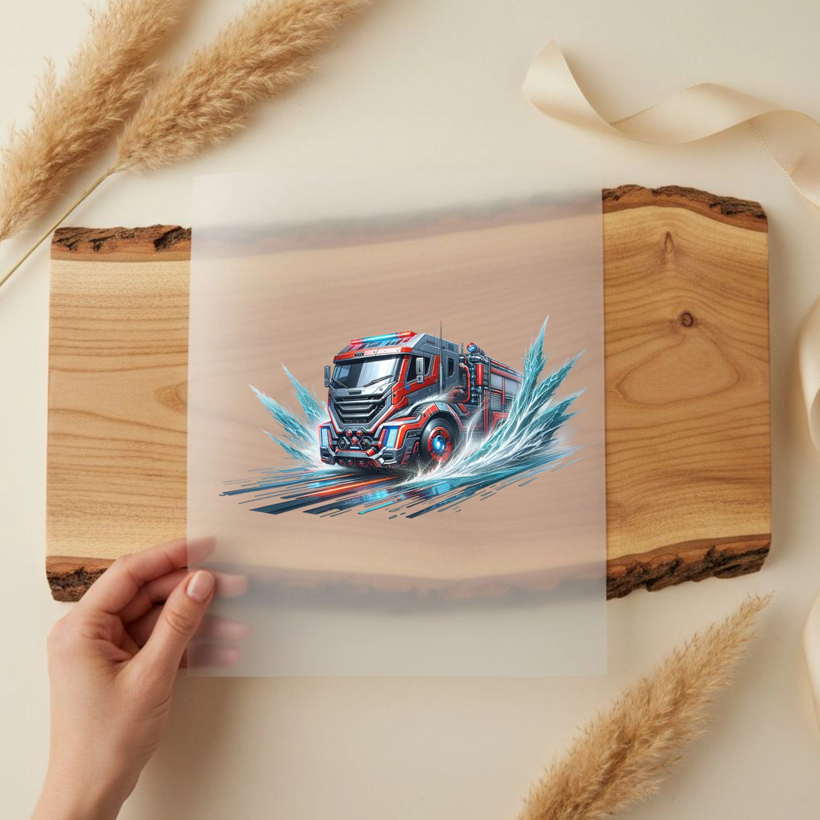 Bügelbild Future Feuerwehr Wasserhelden