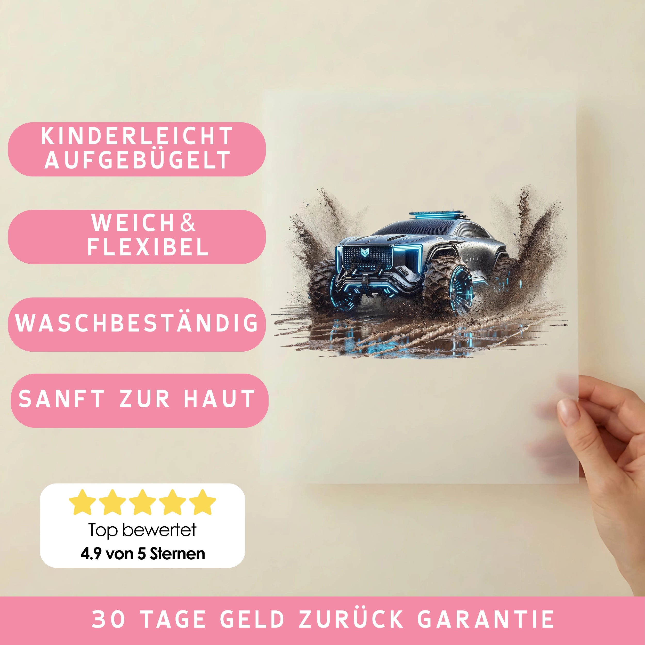 Bügelbild Future Police Defender