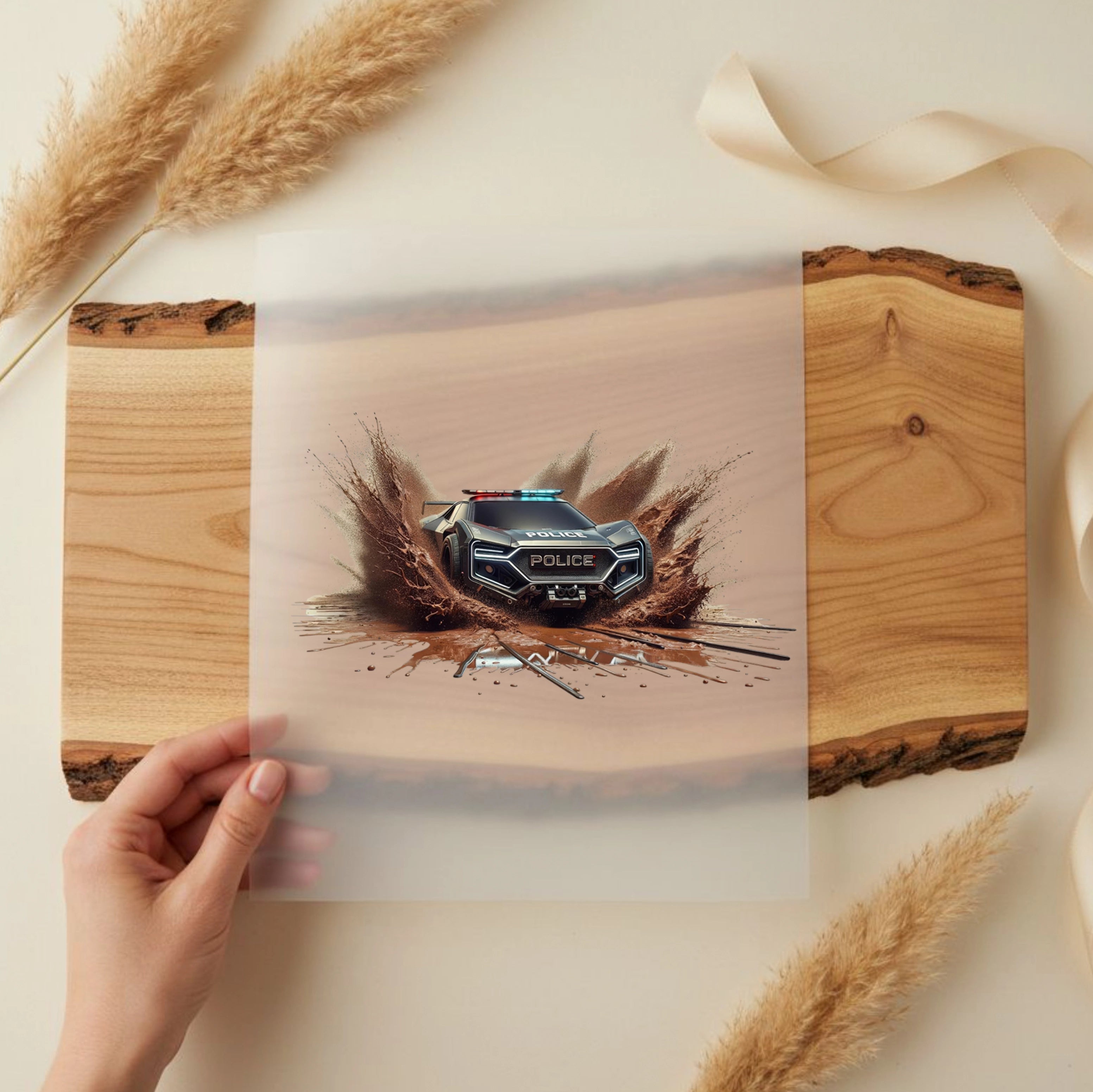 Bügelbild Future Police Storm