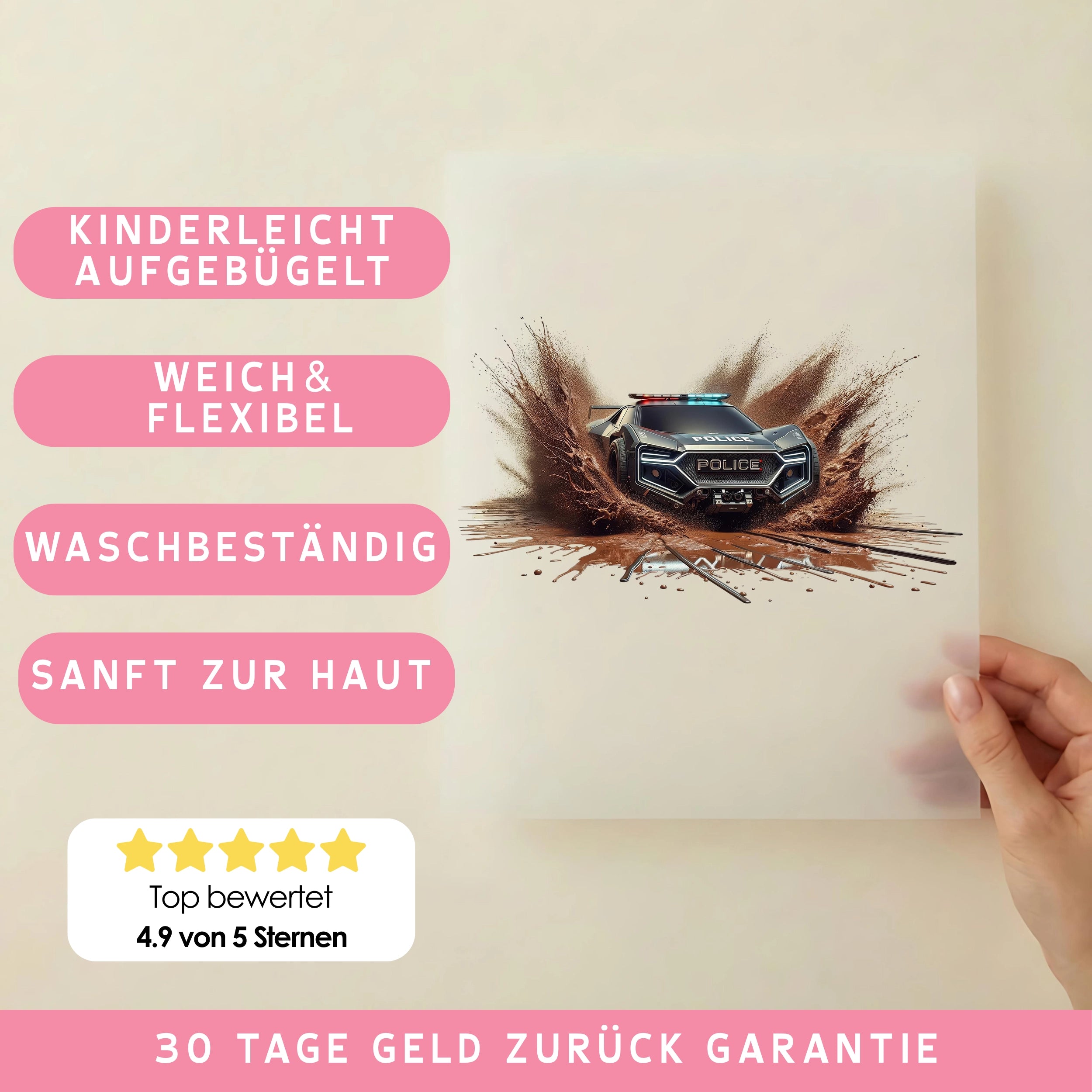 Bügelbild Future Police Storm