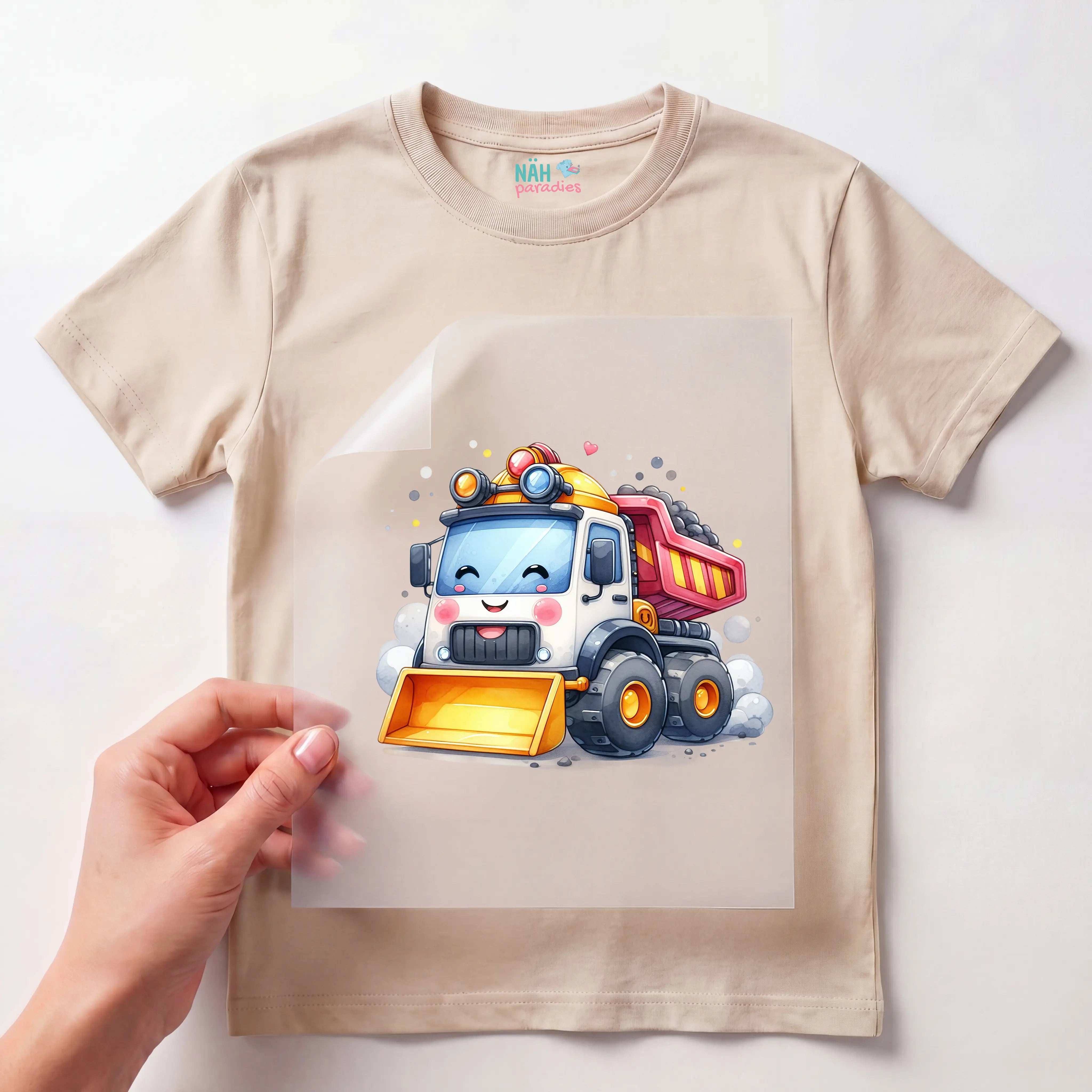 Bügelbild Kippertruck