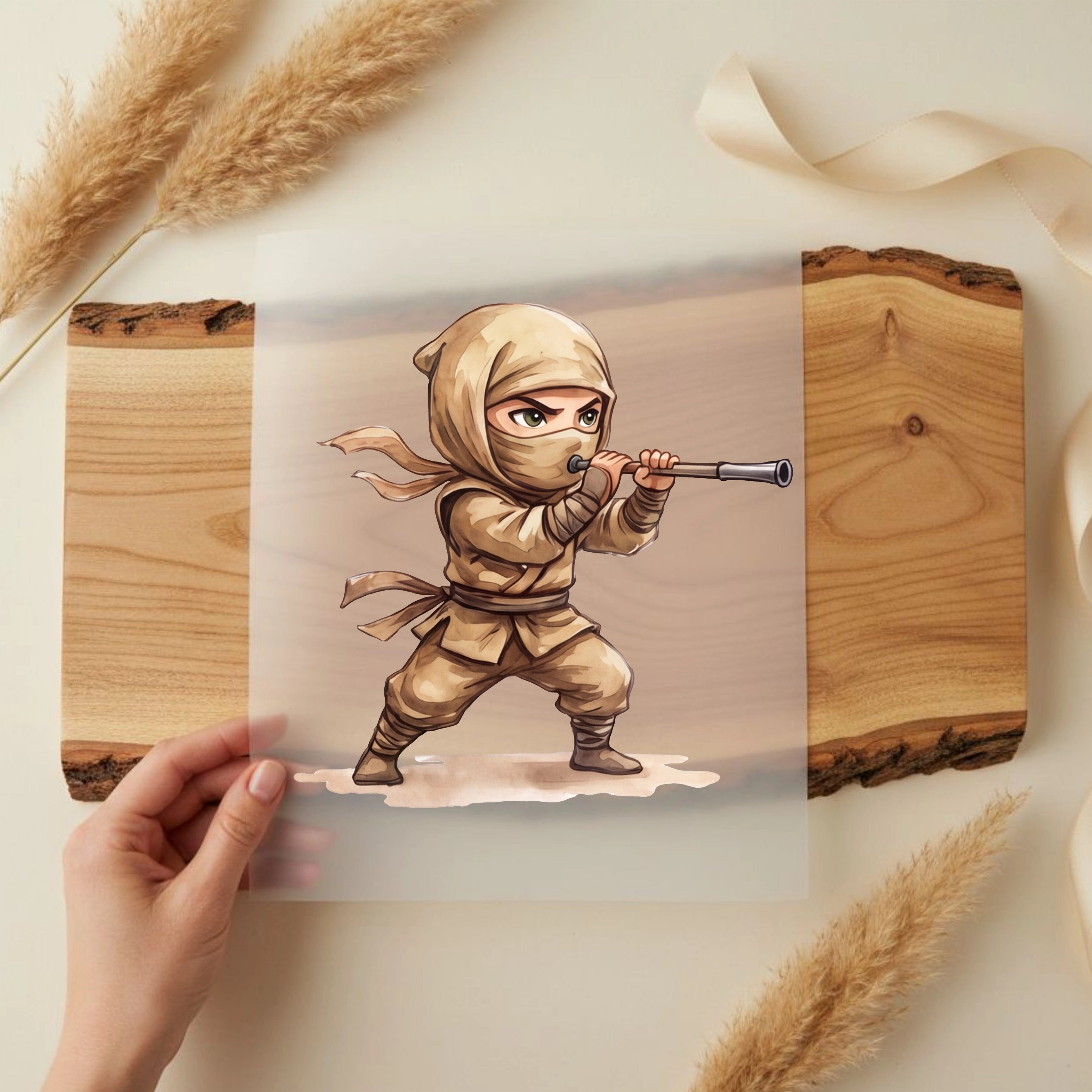 Bügelbild little Ninja