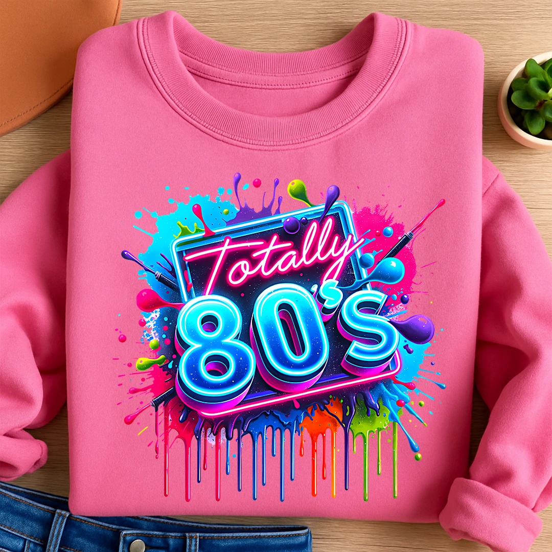 Bügelbild 80er Neonparty