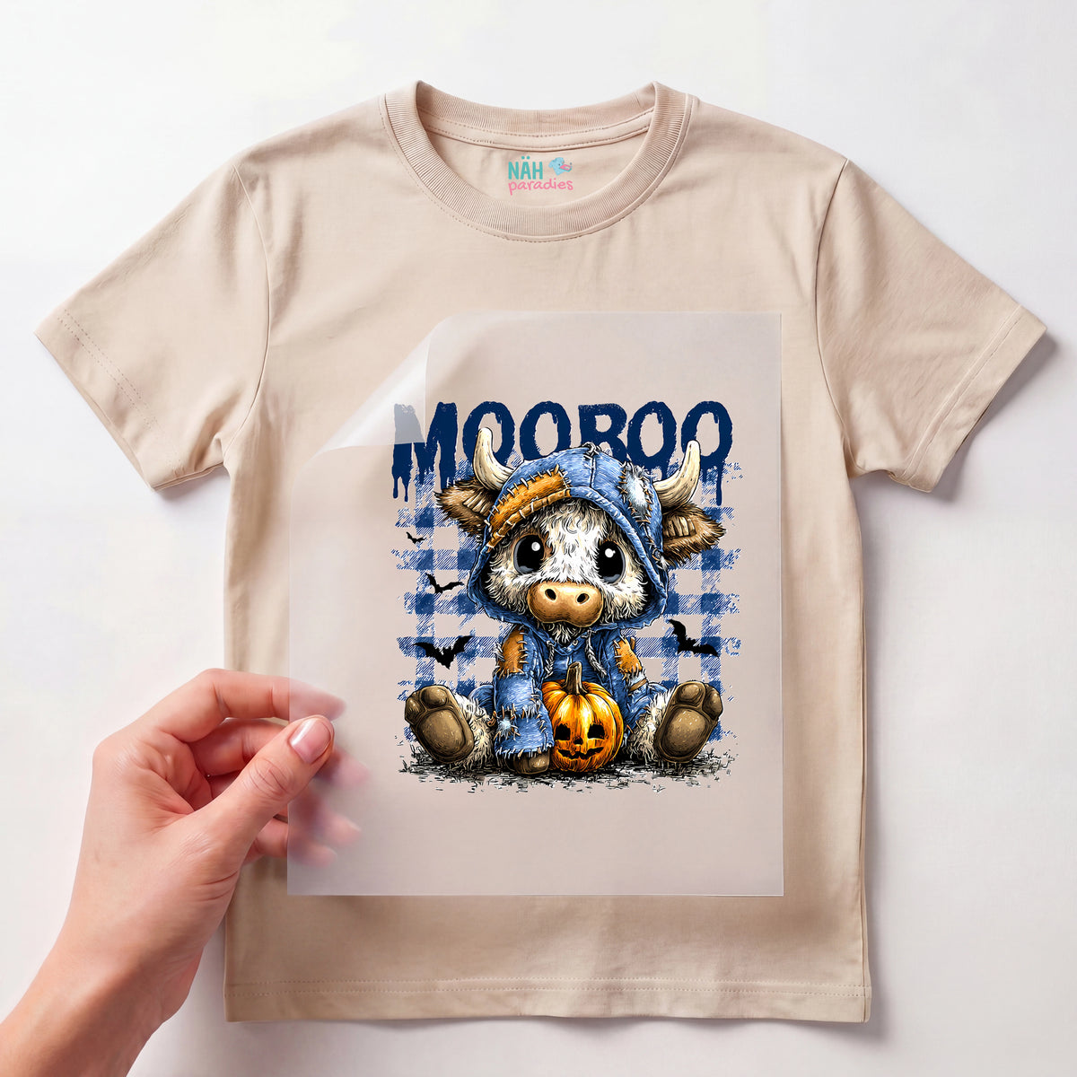 Bügelbild Mooboo Kürbisfreund Kuh