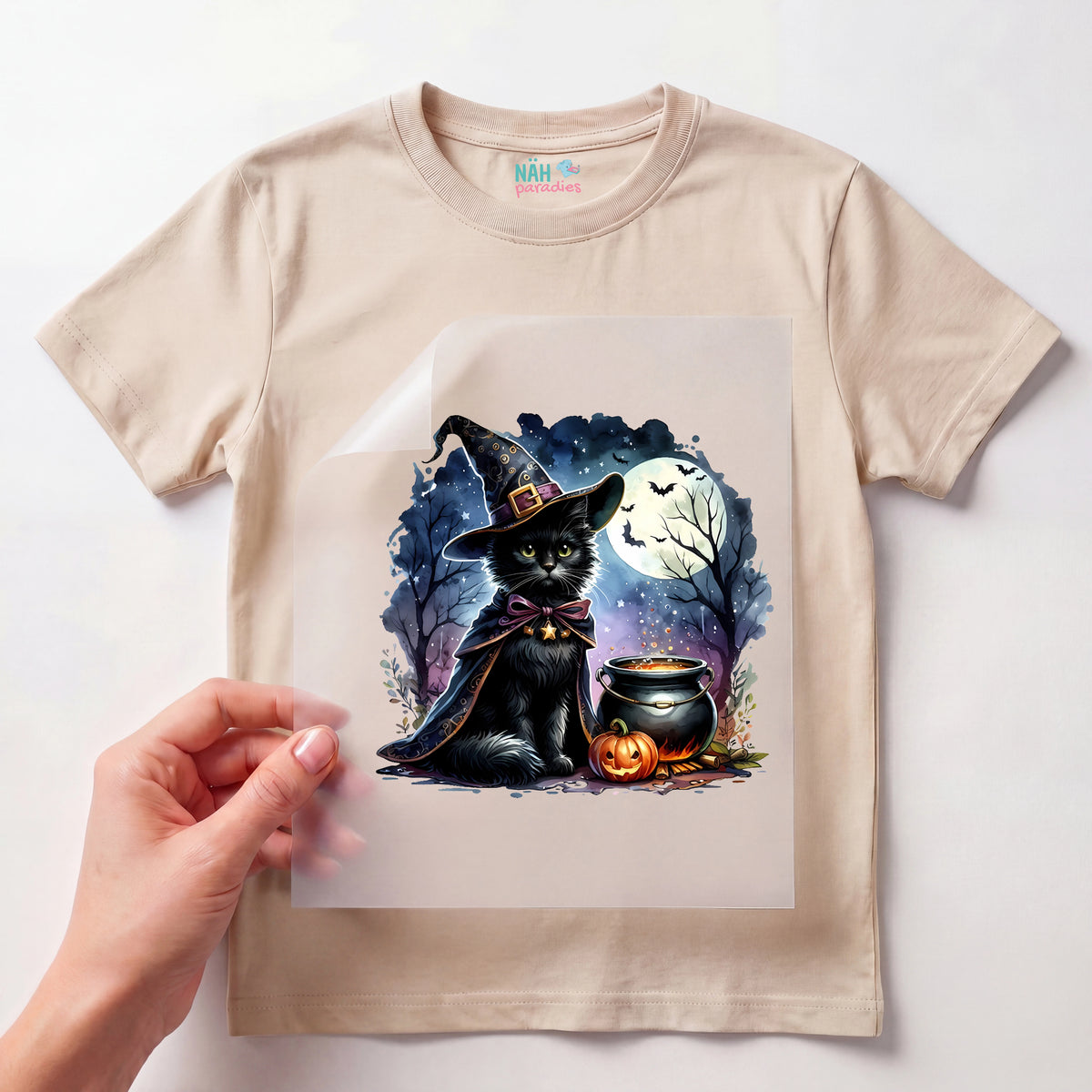 Bügelbild Zauberschnurrer Katze