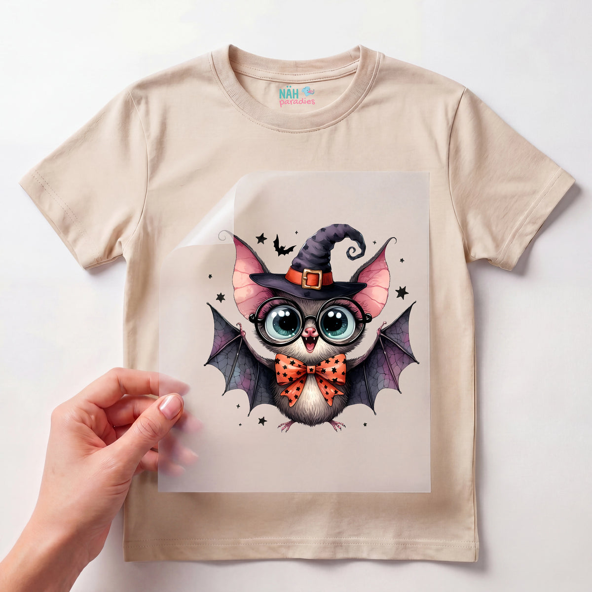 Bügelbild Fledermaus Professor Bat