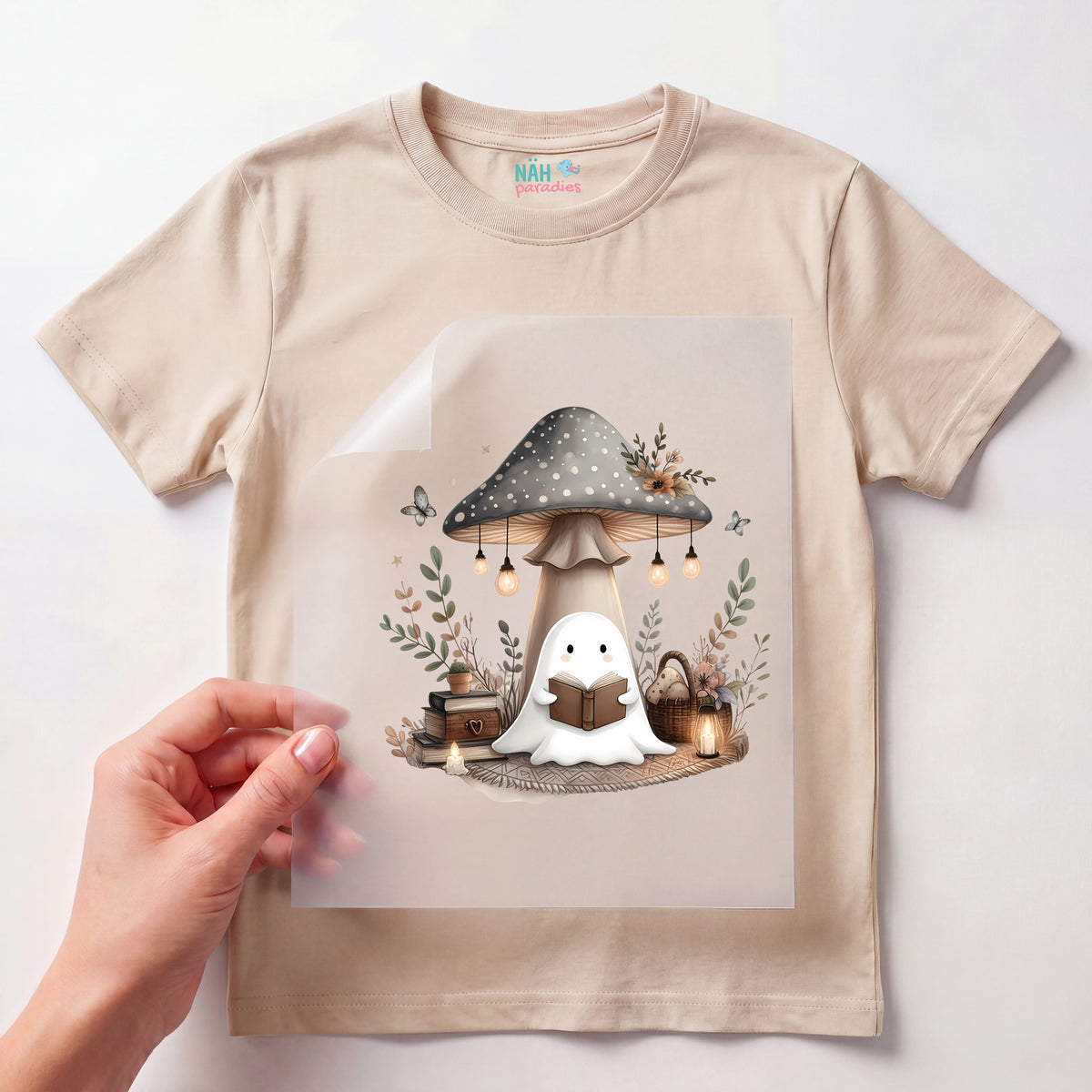 Bügelbild Märchengeist unterm Pilz