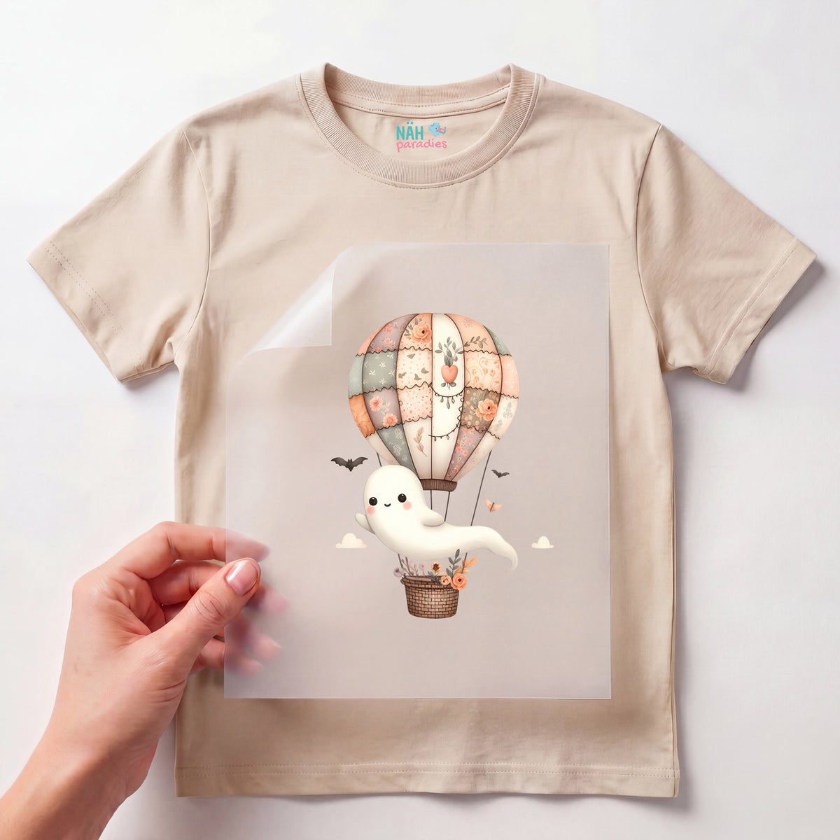 Bügelbild Heissluftballon Zauberreise