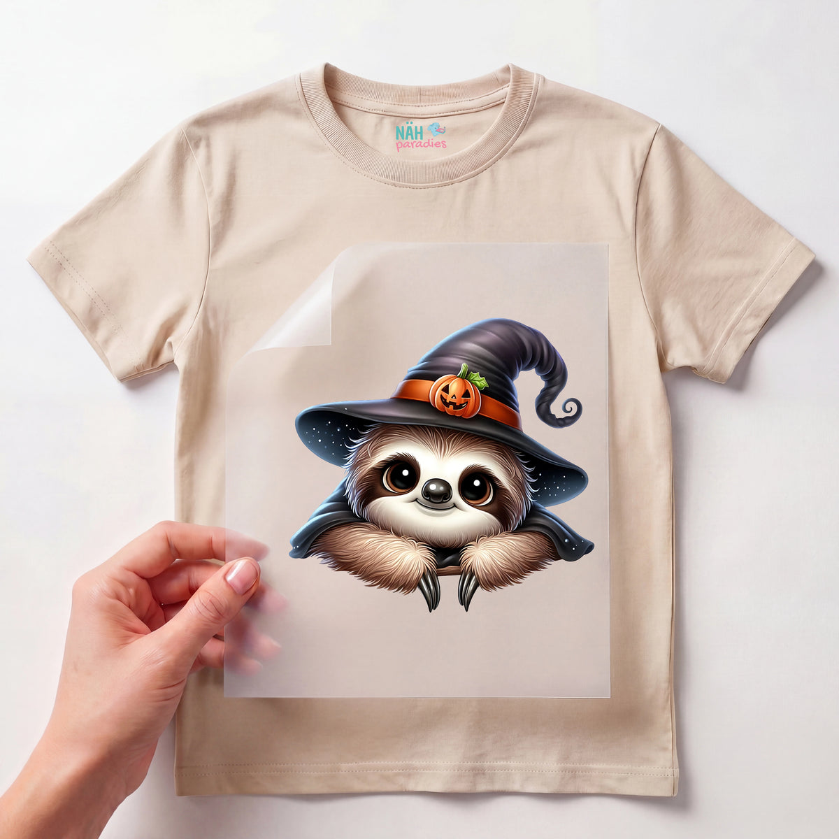 Bügelbild Faultier Mondschläfer