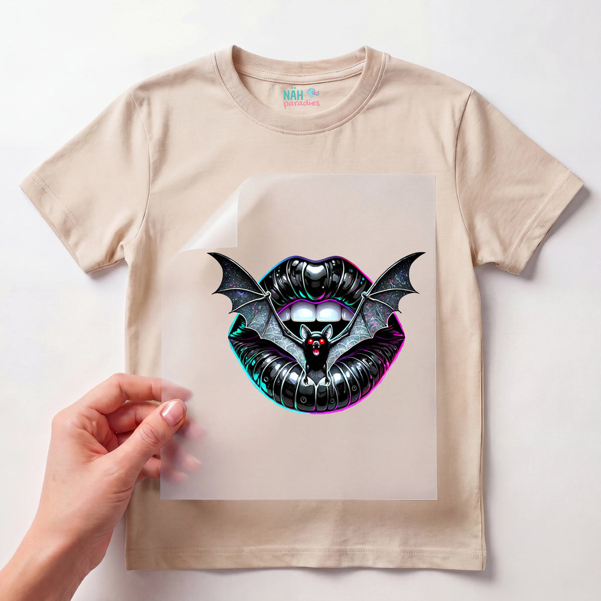 Bügelbild Fledermaus Cosmic Kiss