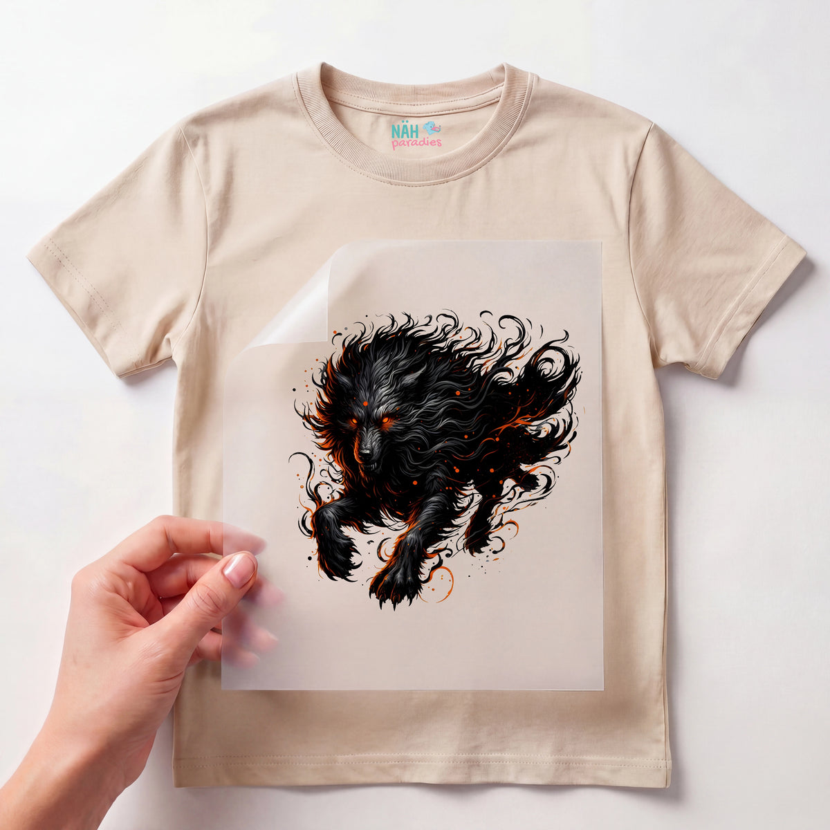 Bügelbild Werwolf Glutklaue