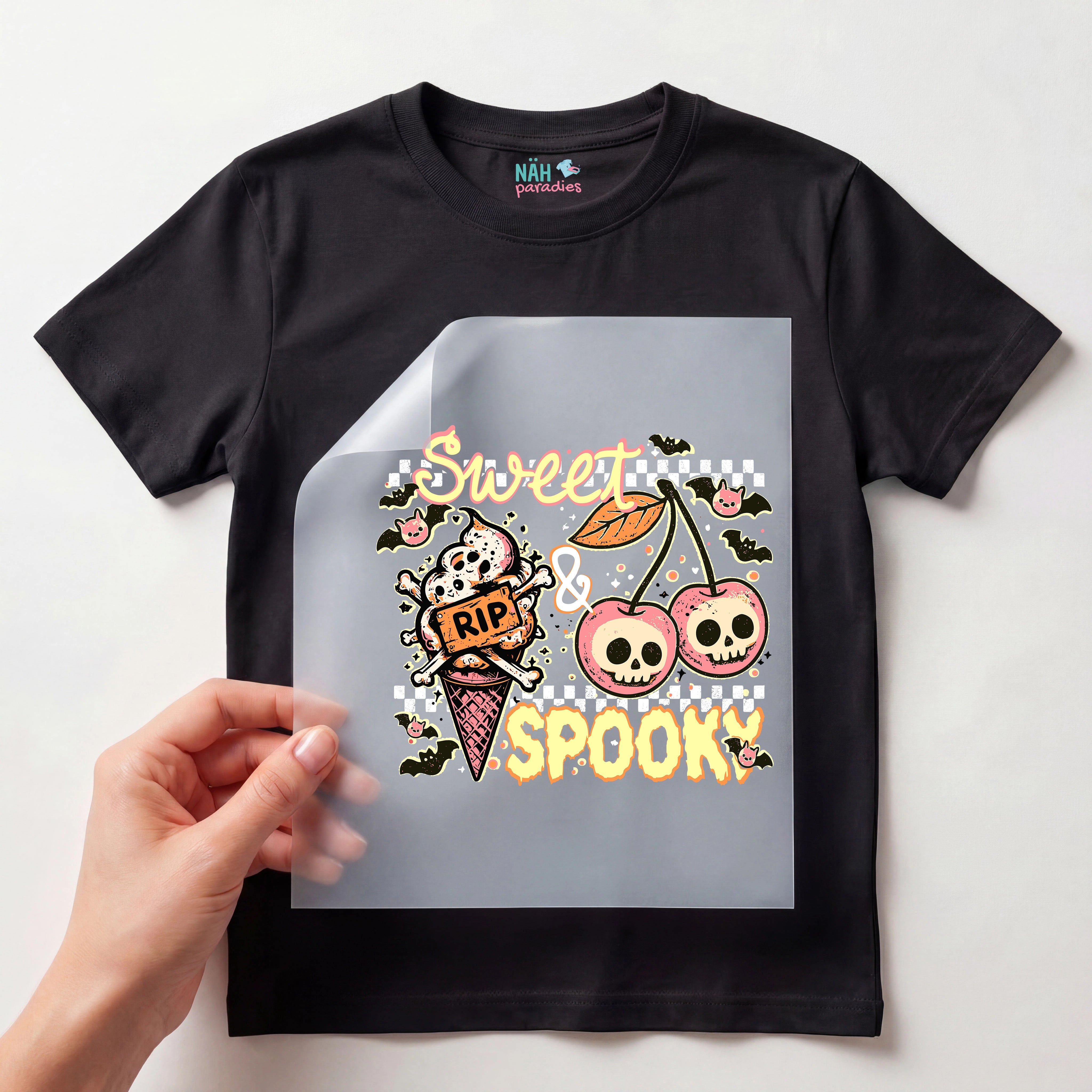 Bügelbild Sweet & Spooky Kirschen