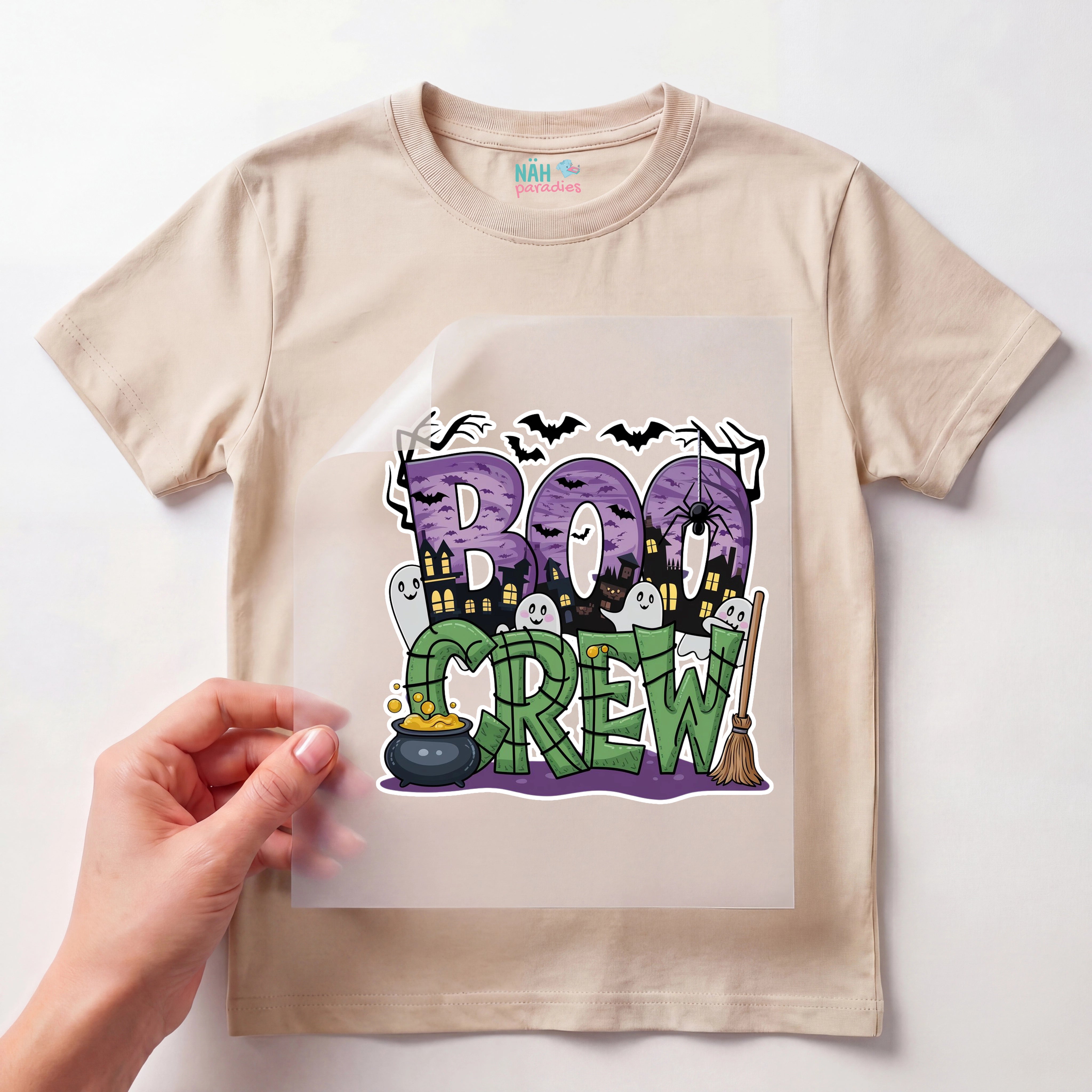 Bügelbild Boo Crew Geisterhaus