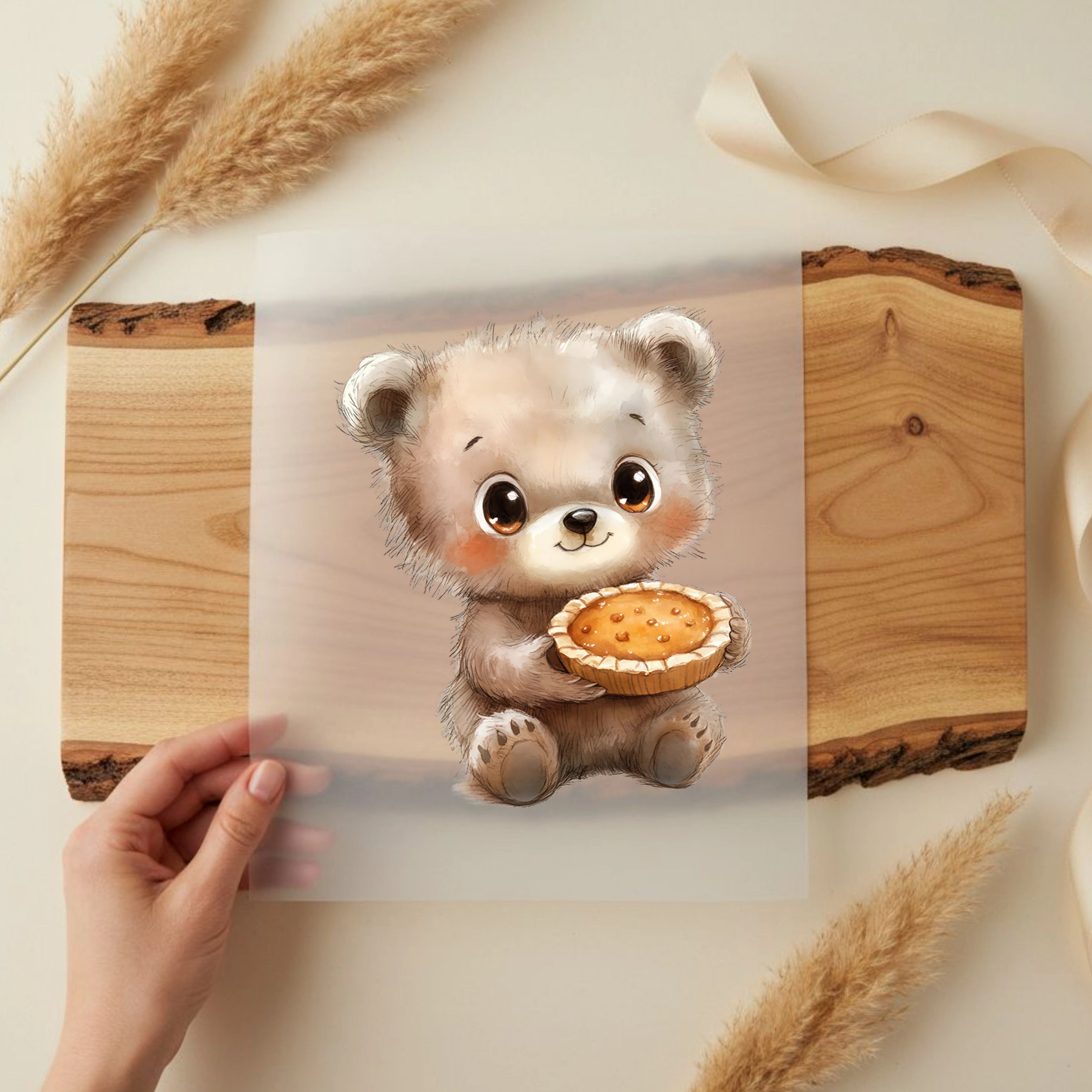 Bügelbild Süßschnute Bär