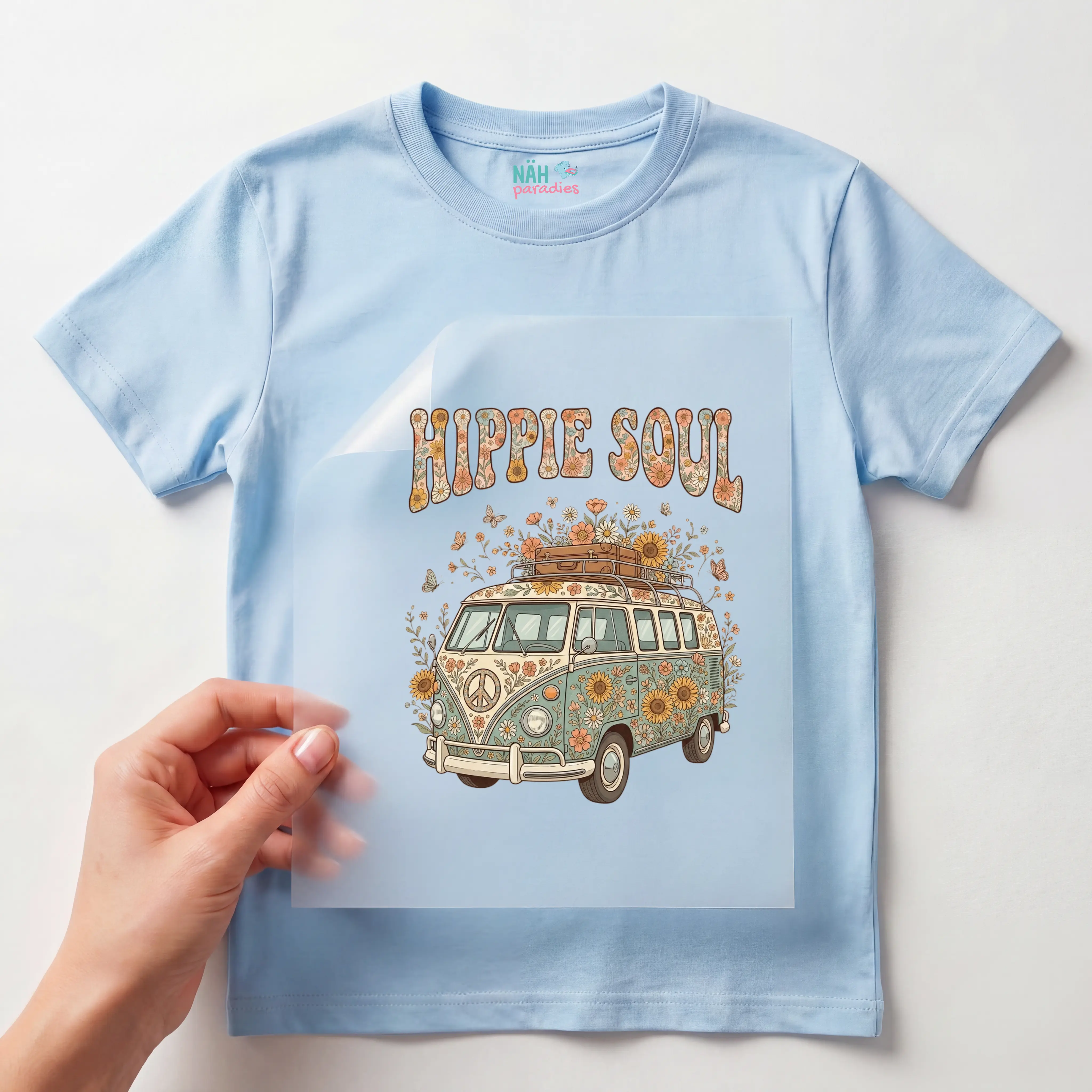 Bügelbild Bulli "Hippie Soul"