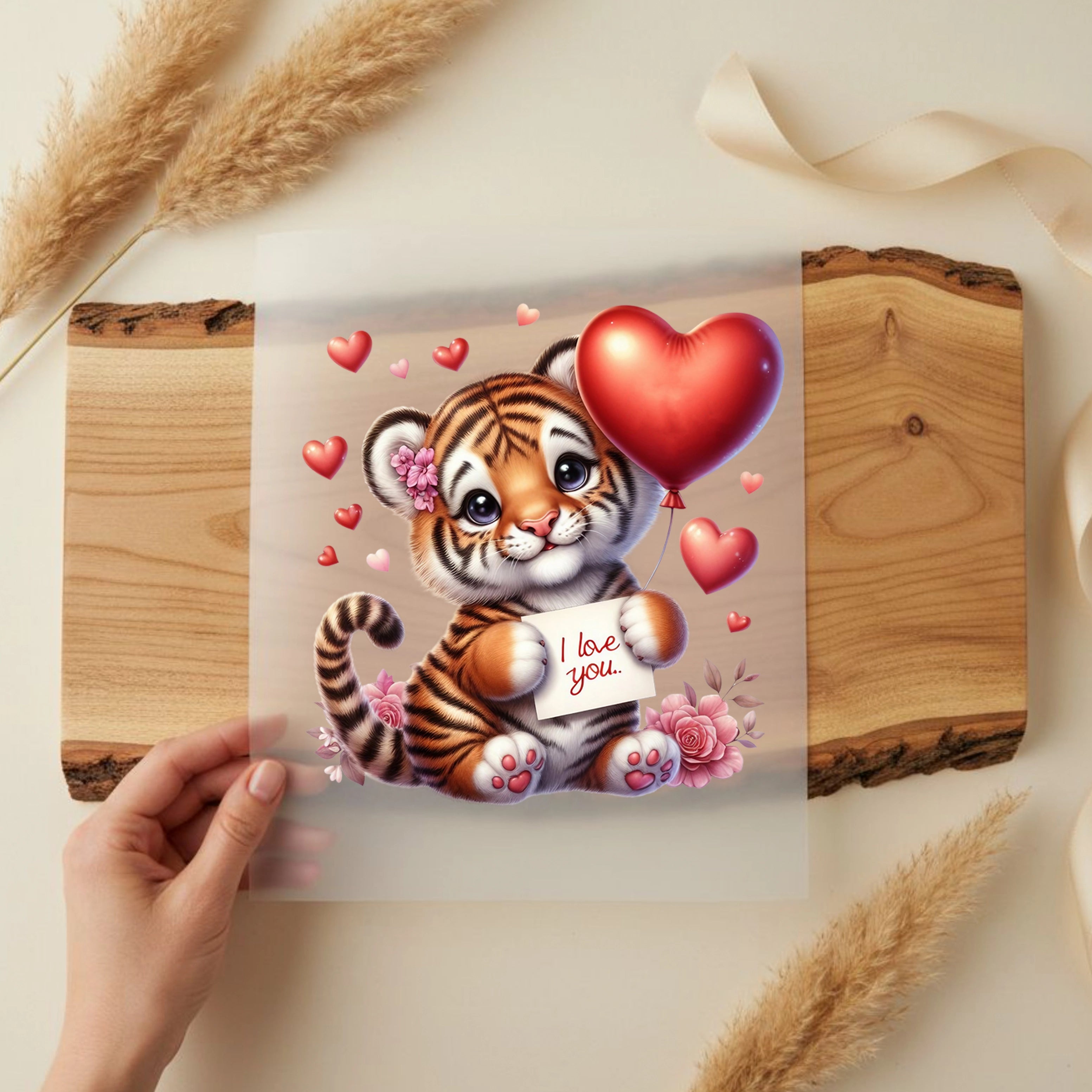 Bügelbild Herztiger Theo