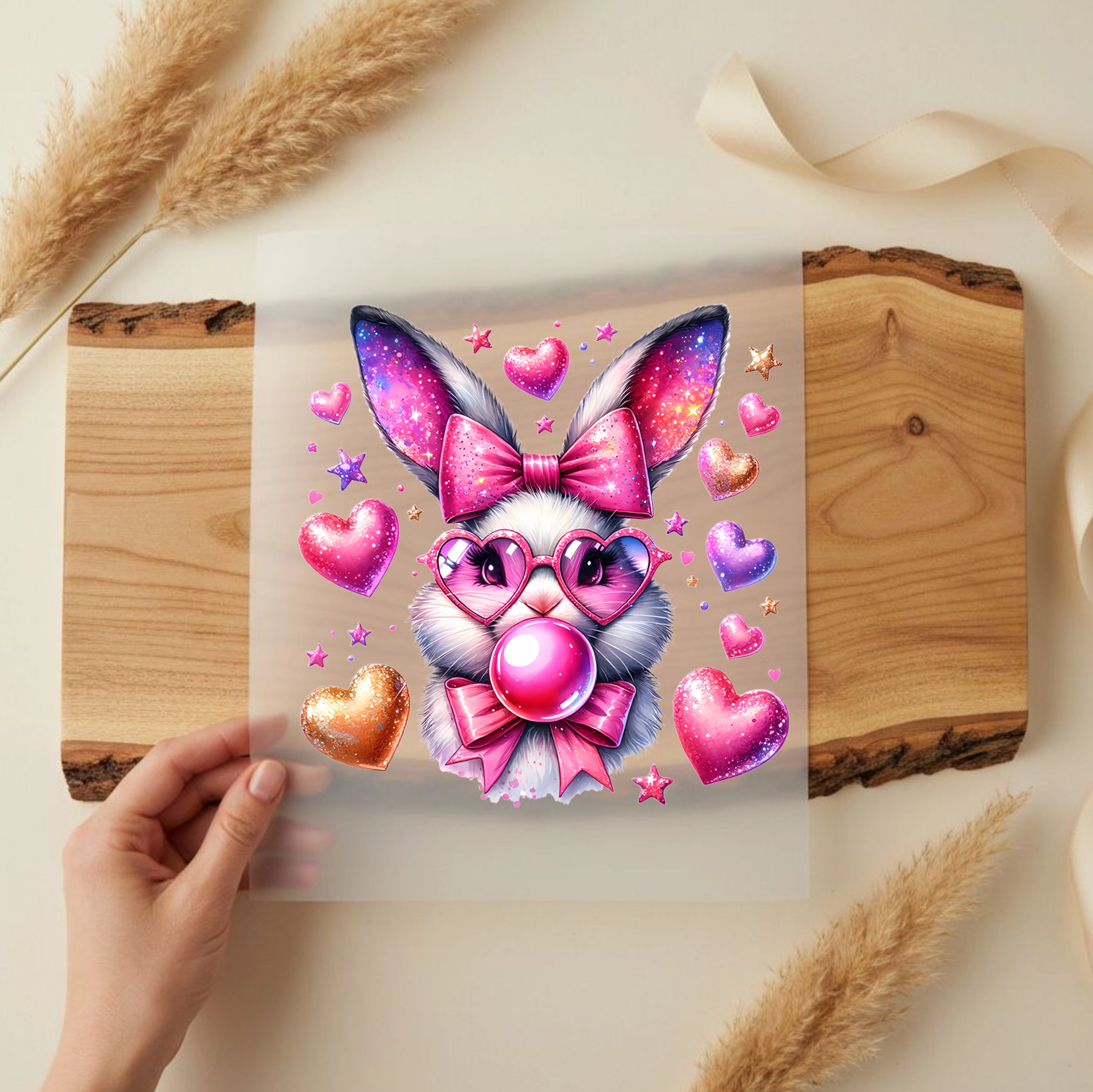 Bügelbild Hase Zuckerschnute