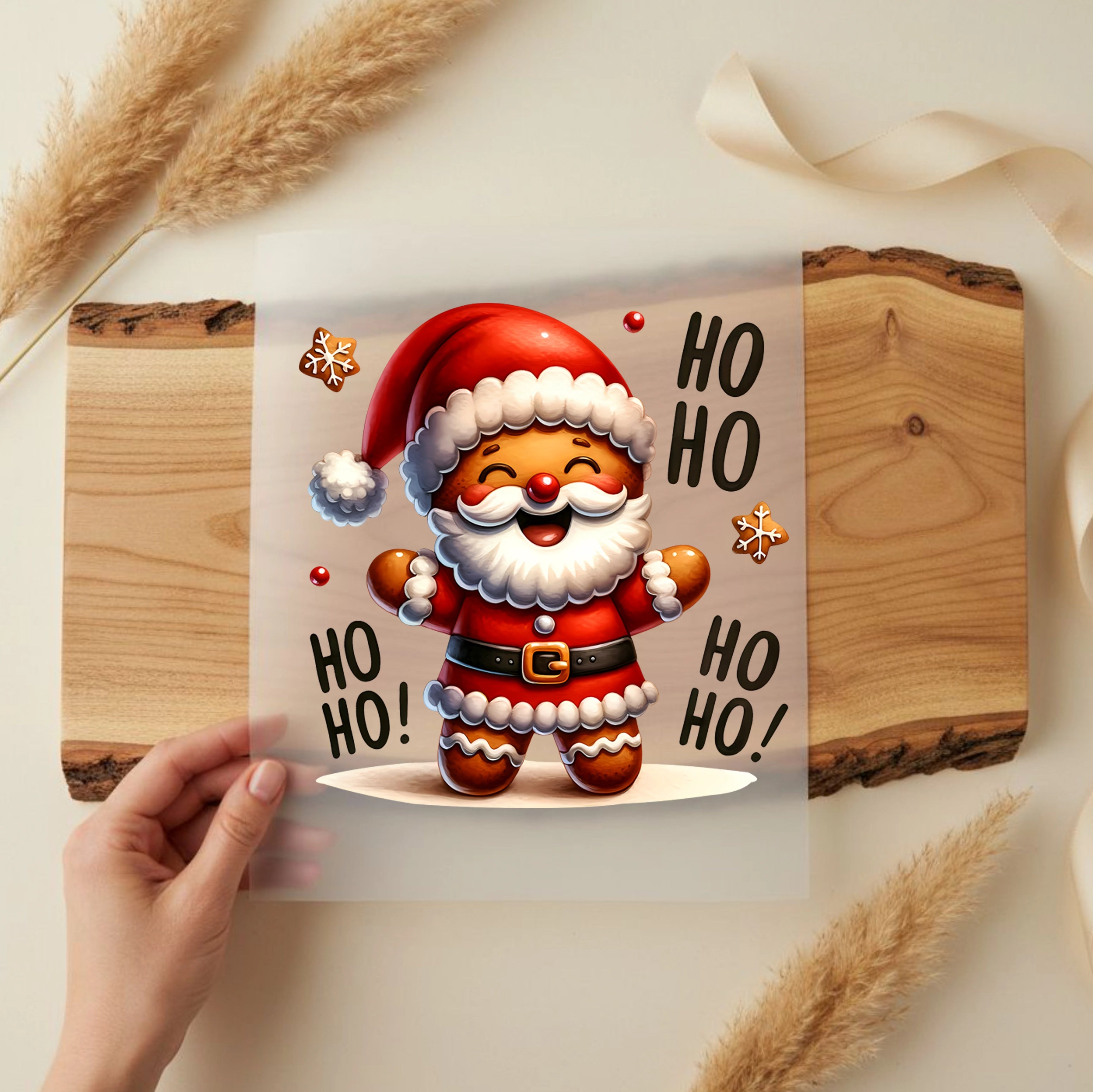 Bügelbild Knusper Weihnachtsmann