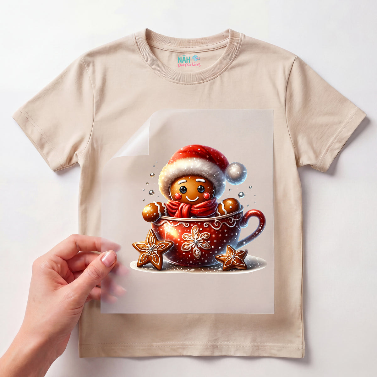 Bügelbild Tassenzauber Lebkuchen